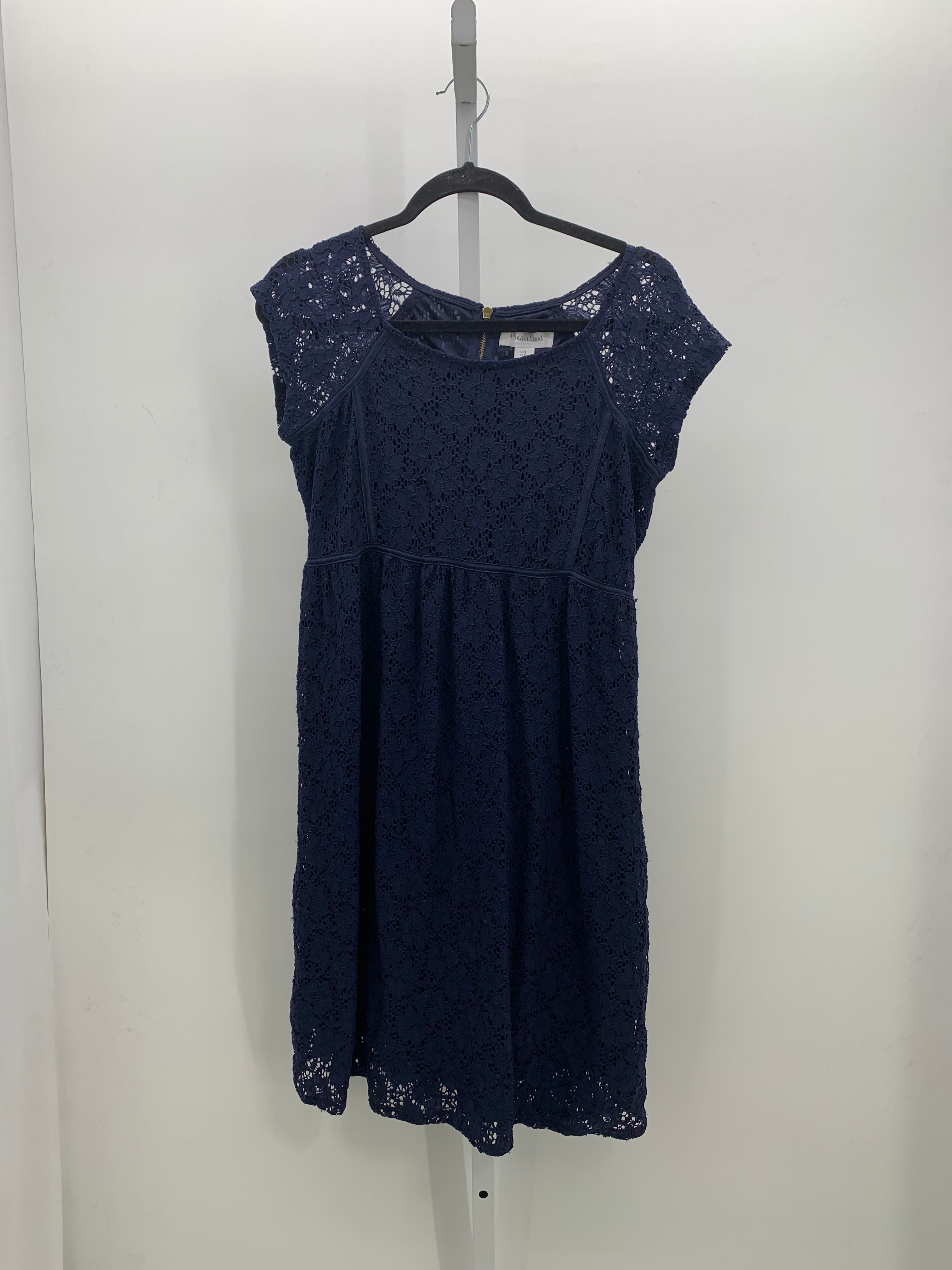 Motherhood Navy Size Small Maternity Sleeveless Dress