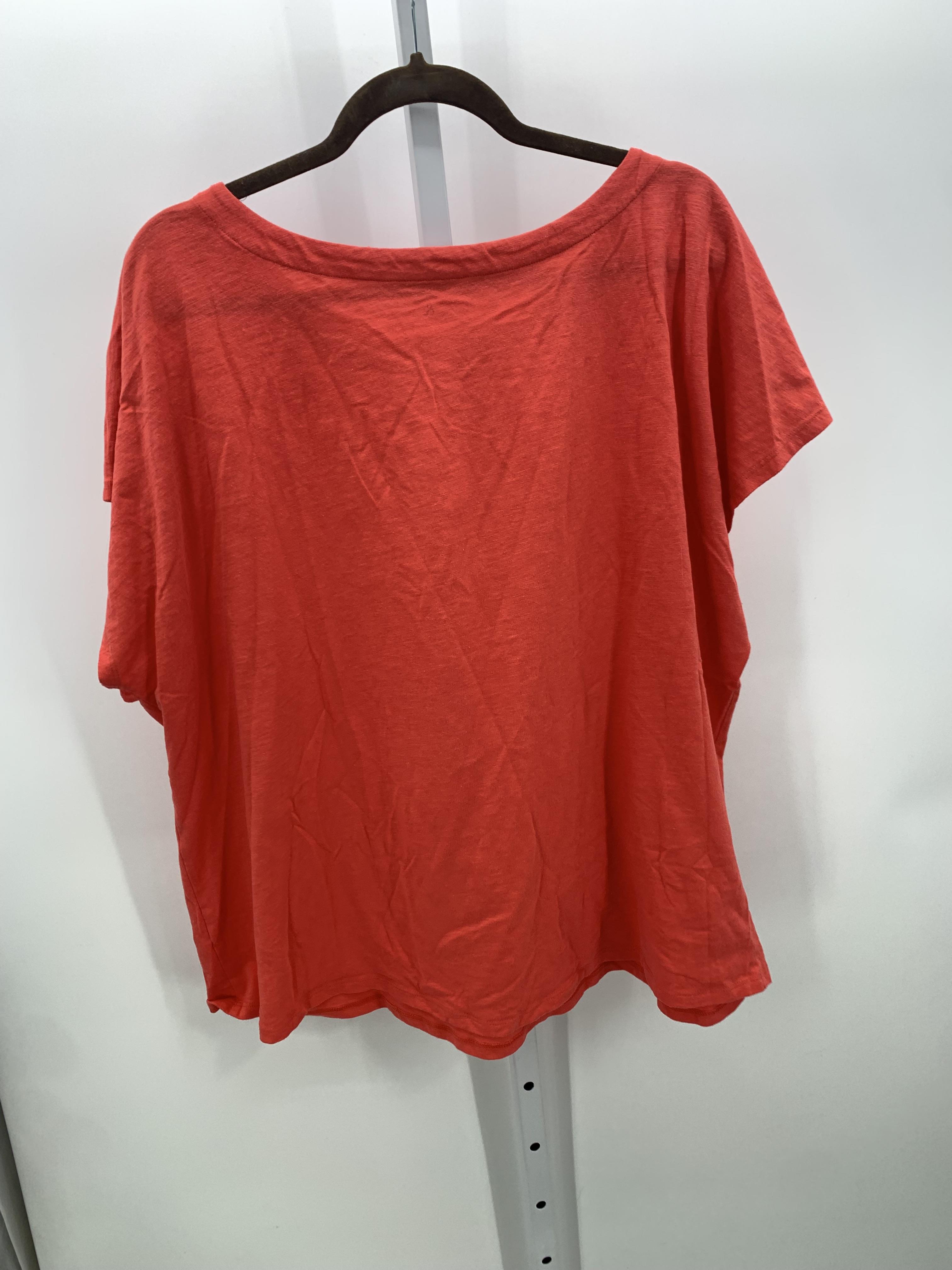 Croft & Barrow Size 2X Womens Short Sleeve Shirt