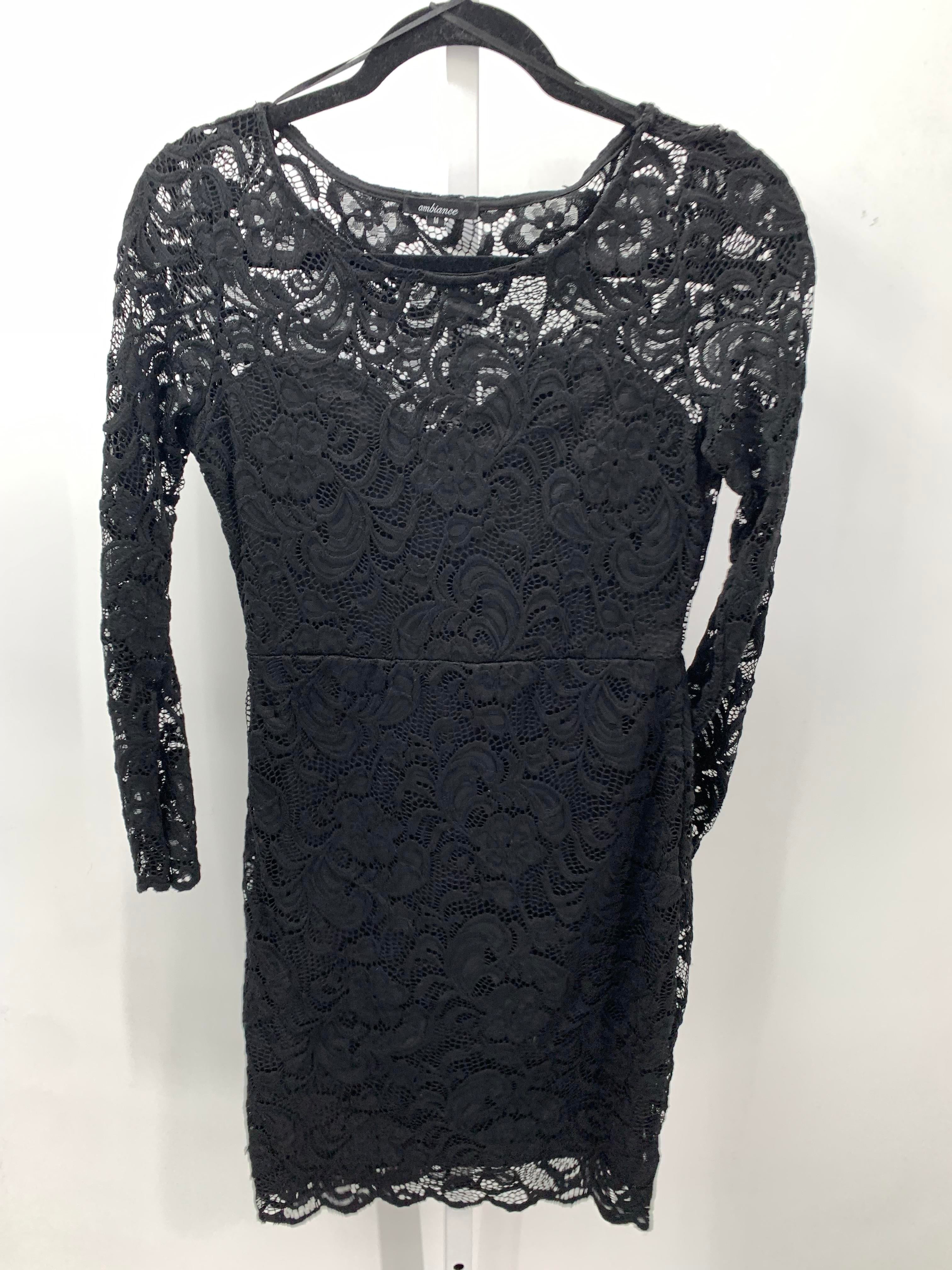 Ambiance Size Medium Juniors Long Sleeve Dress