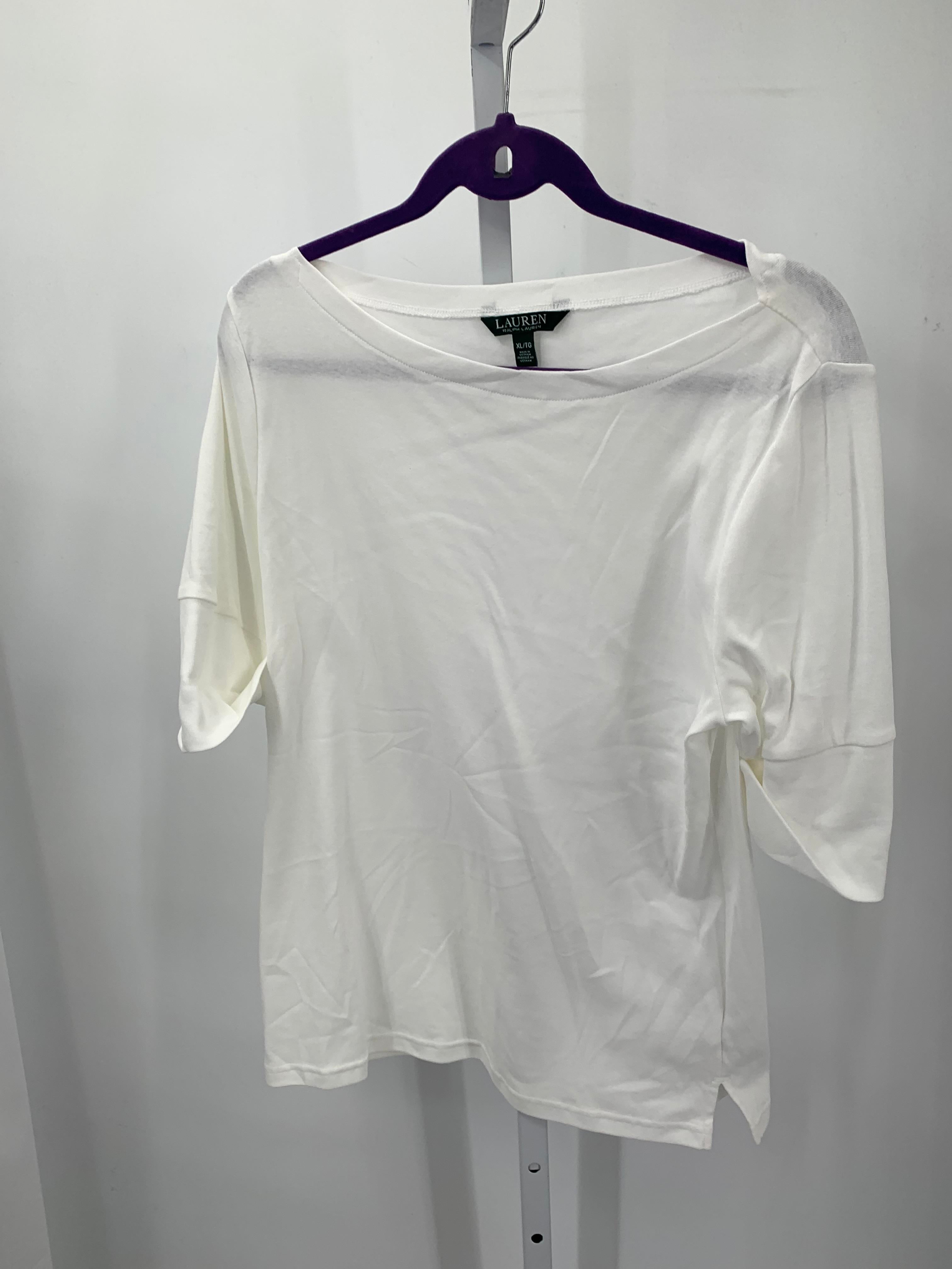 Ralph Lauren Size Extra Large Misses Short Sleeve Shirt