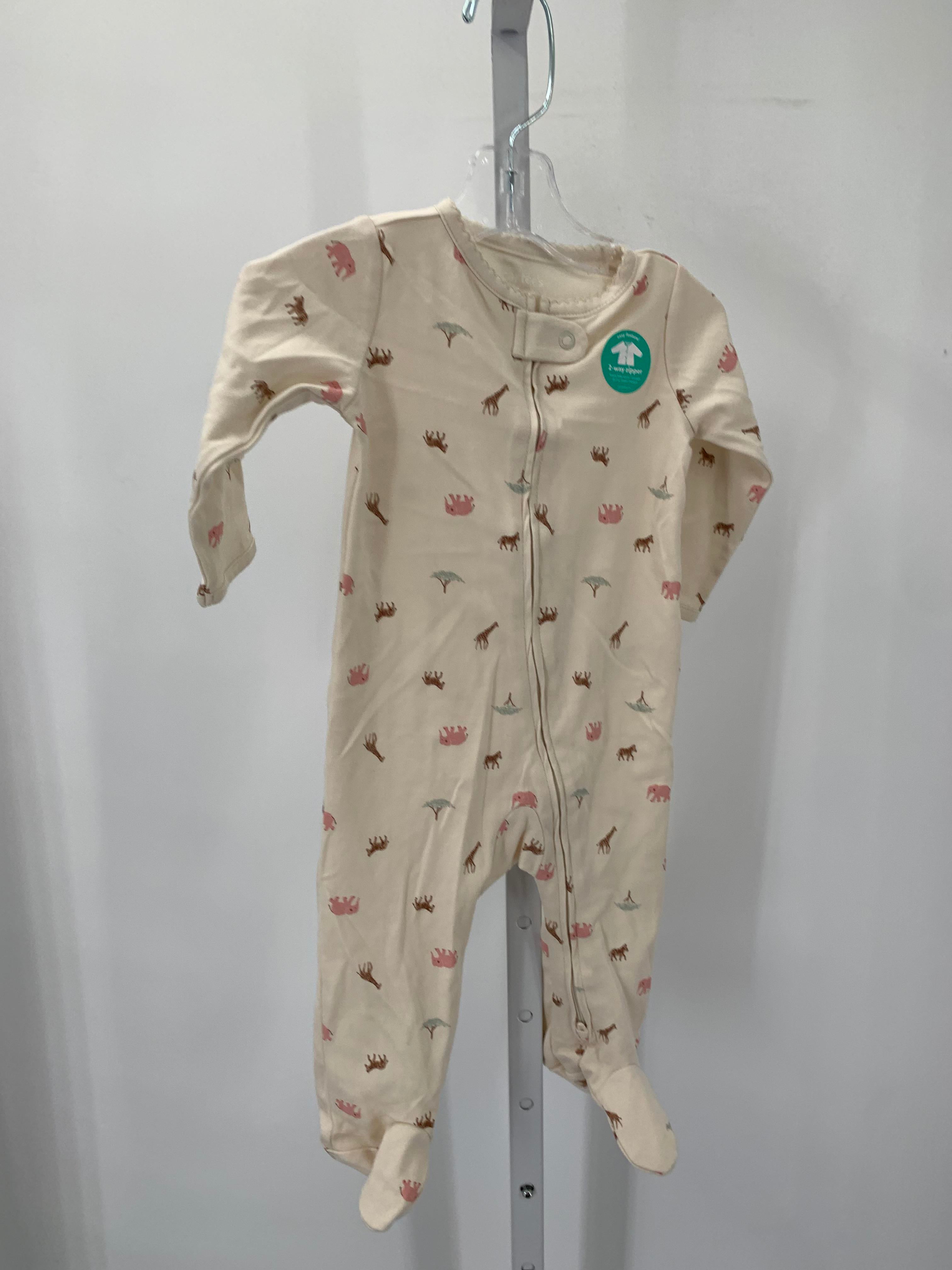 Carters Size 6-9 mon Girls Long Slv. Romper