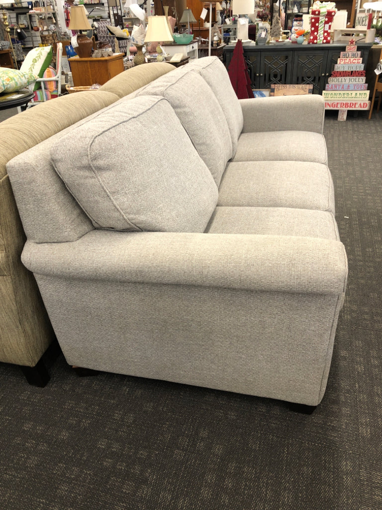 LIGHT GREY SOFA.