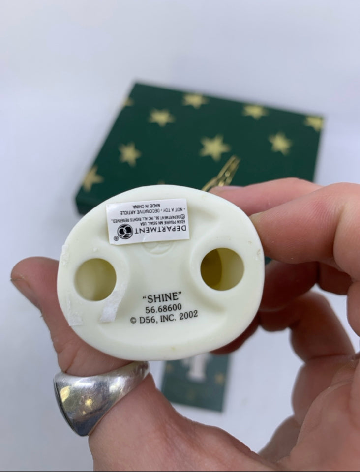 SNOWBABIES SHINE WITH STAR-2002 DEPT 56.