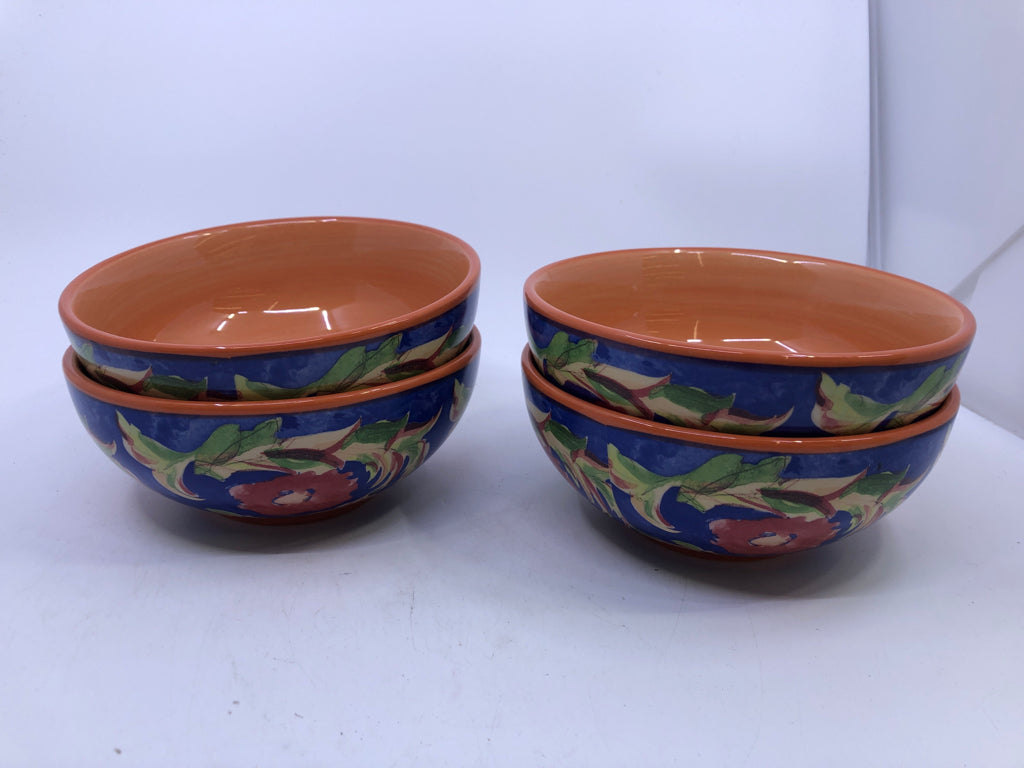 16PC SVC 4- VILLA DELLA LUNA DISH SET W/BOOK.