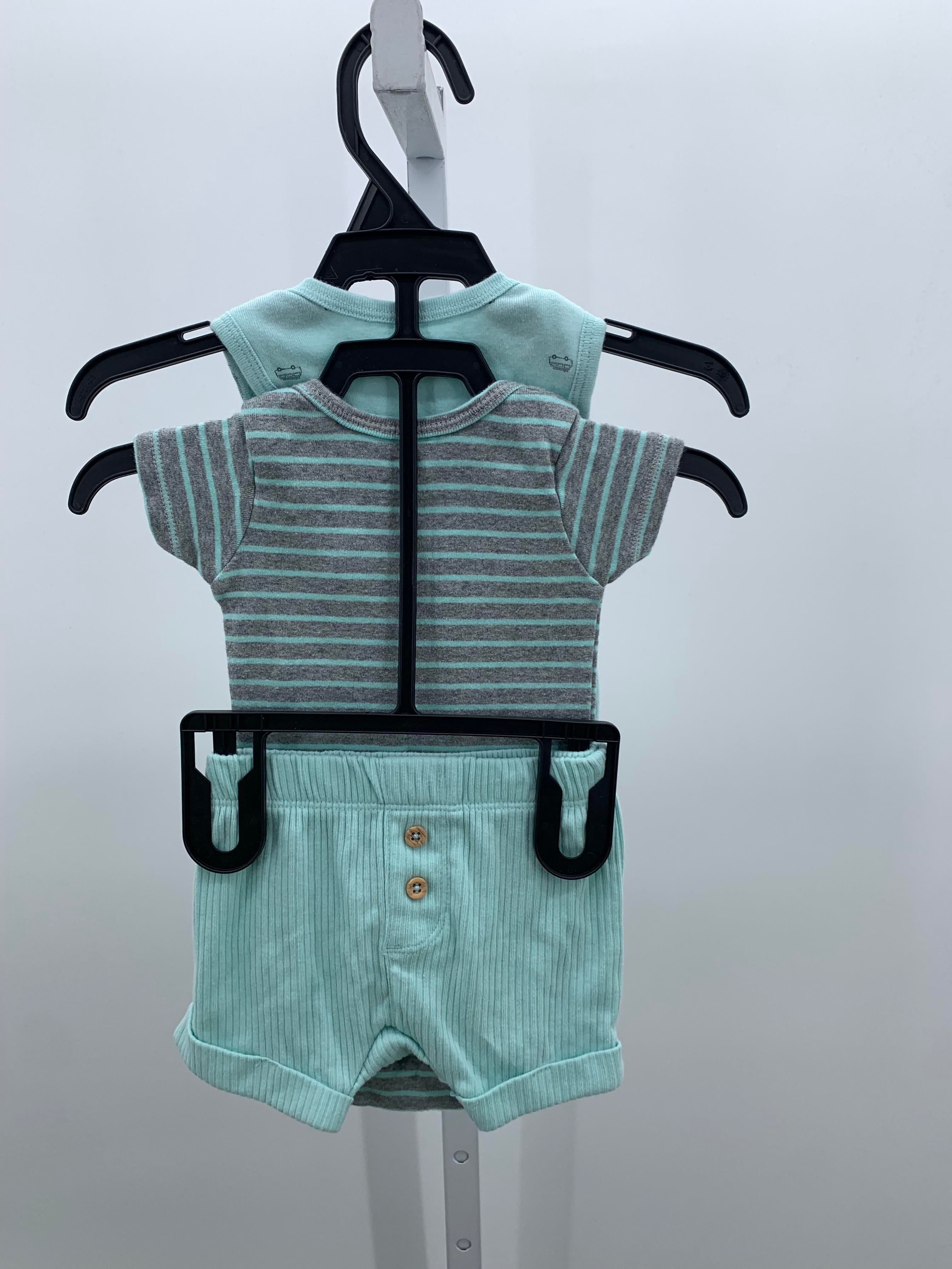 TWO SHORT SLV BODY SUITS AND SHORTS