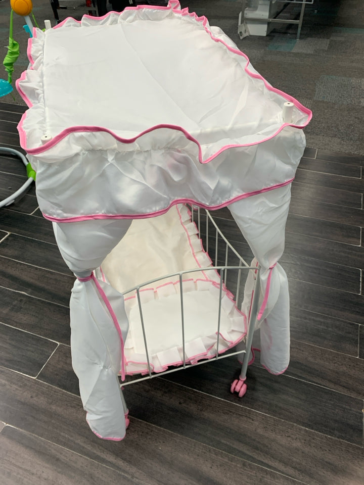 PRINCESS CANOPY BED FOR DOLLS