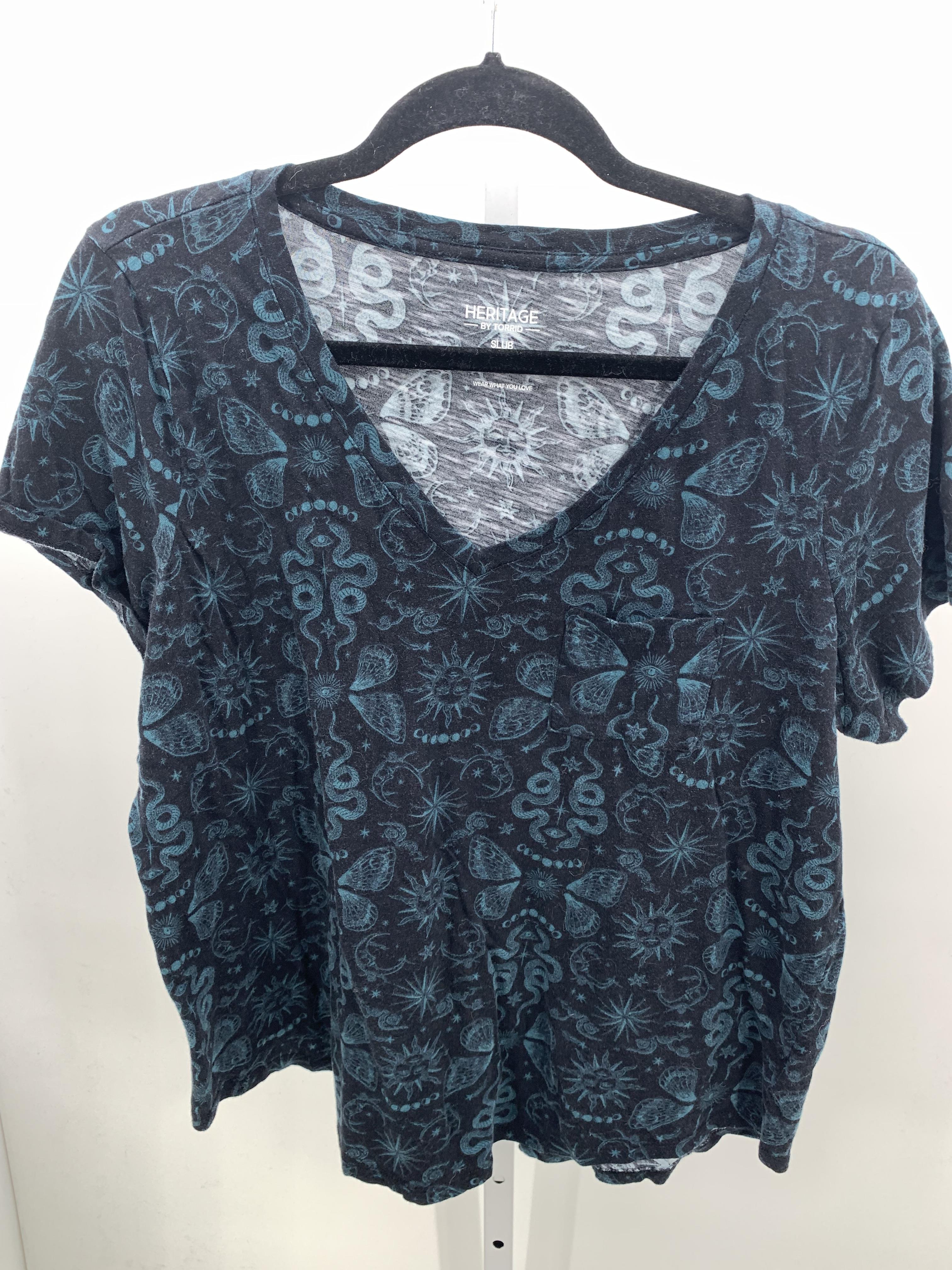 Torrid Size 0X Womens Short Sleeve Shirt