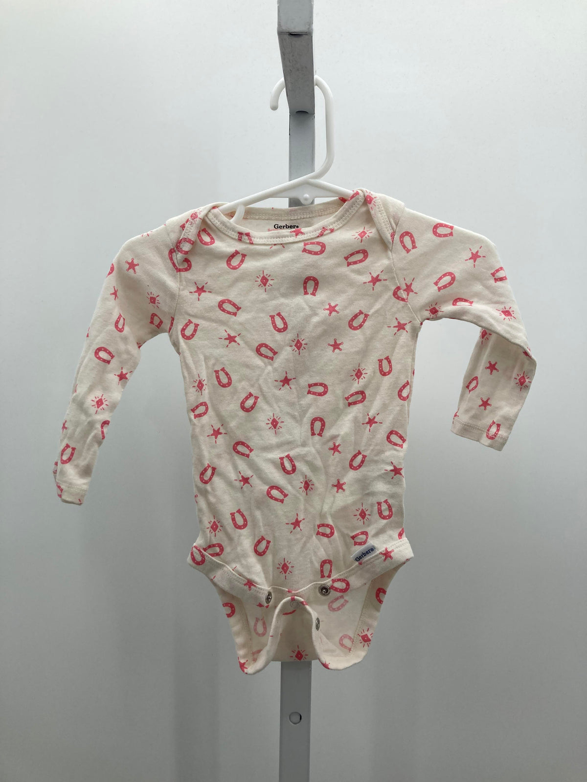 Gerber Size 3-6 Months Girls Short Sleeve Shirt