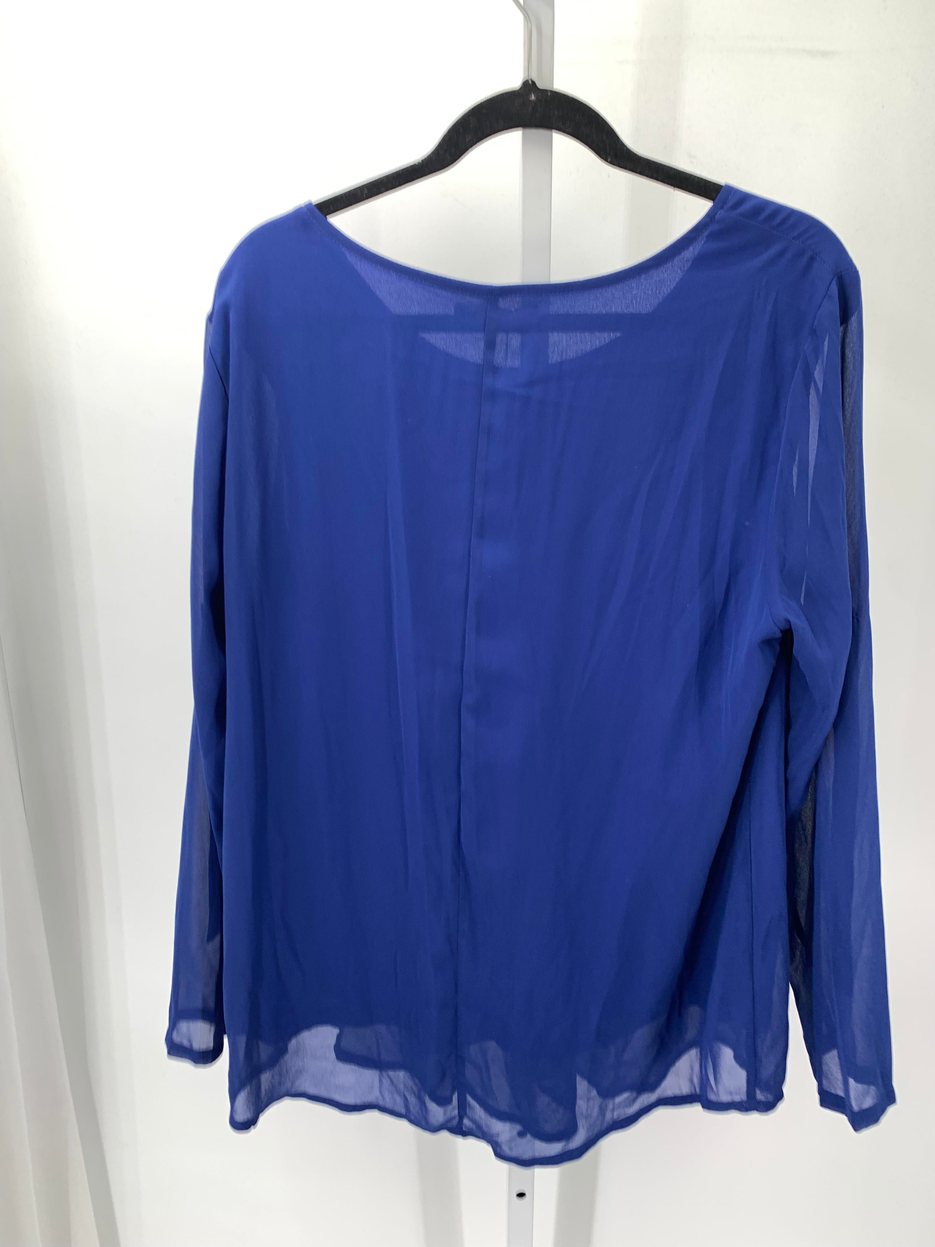 Size Extra Large Misses Long Sleeve Shirt
