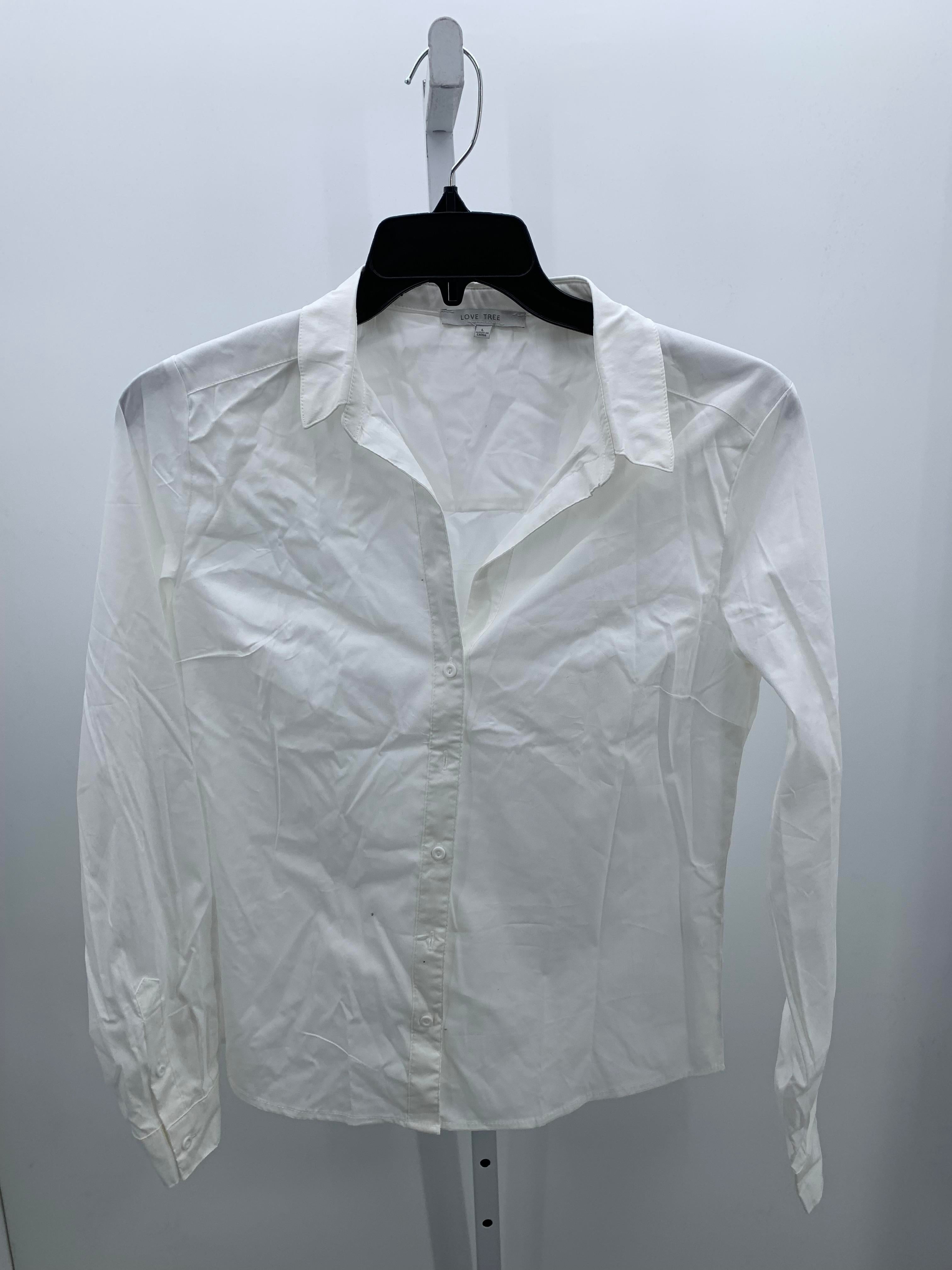 Love Tree Size Large Juniors Long Sleeve Shirt