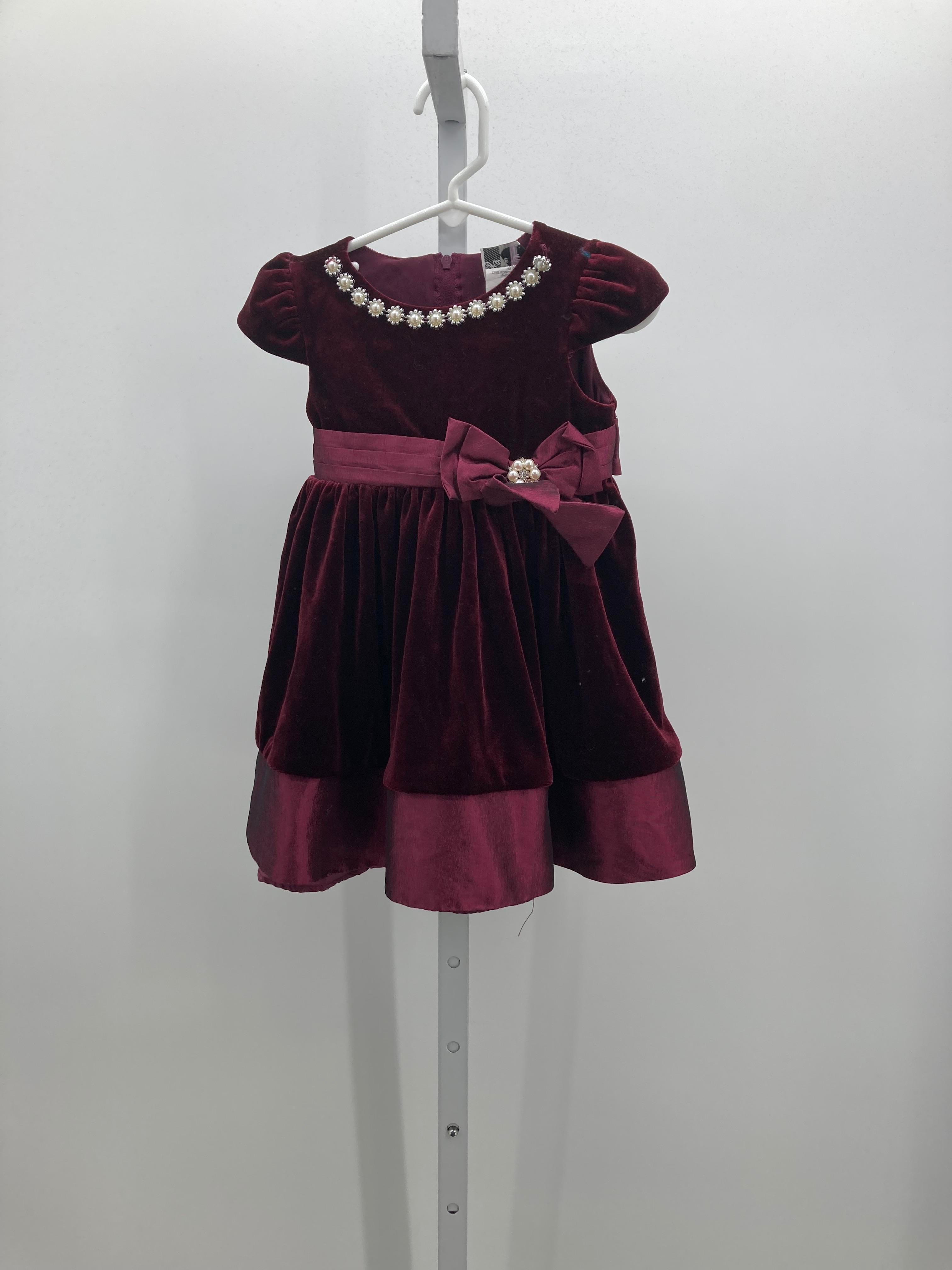 Rare Editions Size 24 Months Girls Short Sleeve Dress