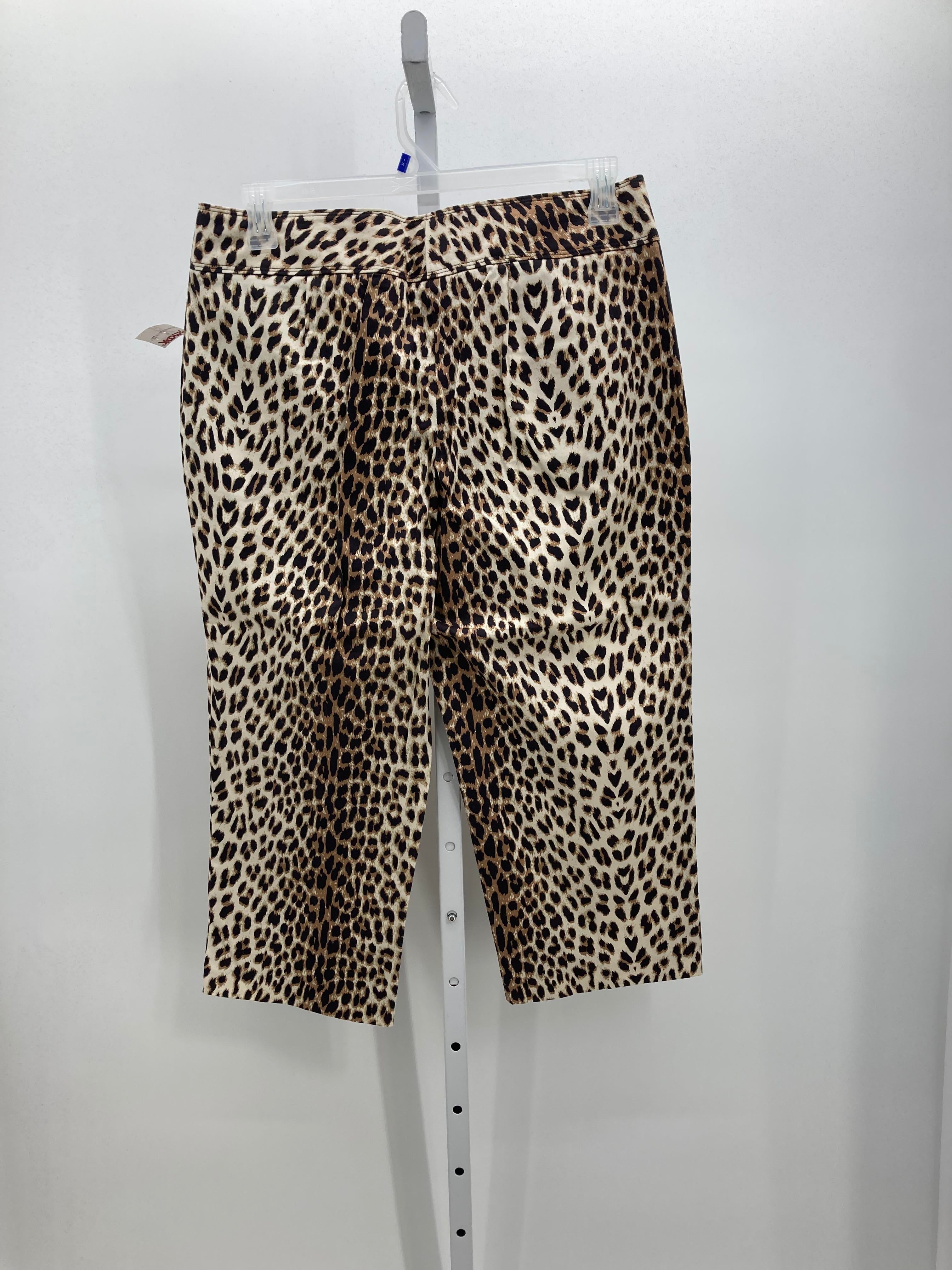 Larry Levine Size Medium Misses Capri Pants