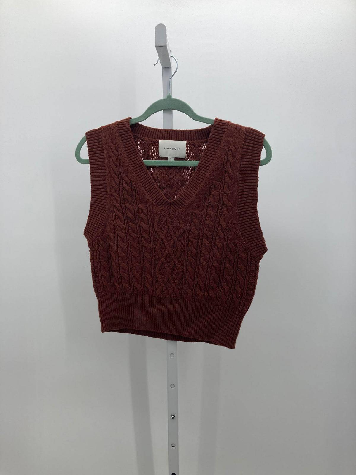 Pink Rose Size Small Juniors Vest
