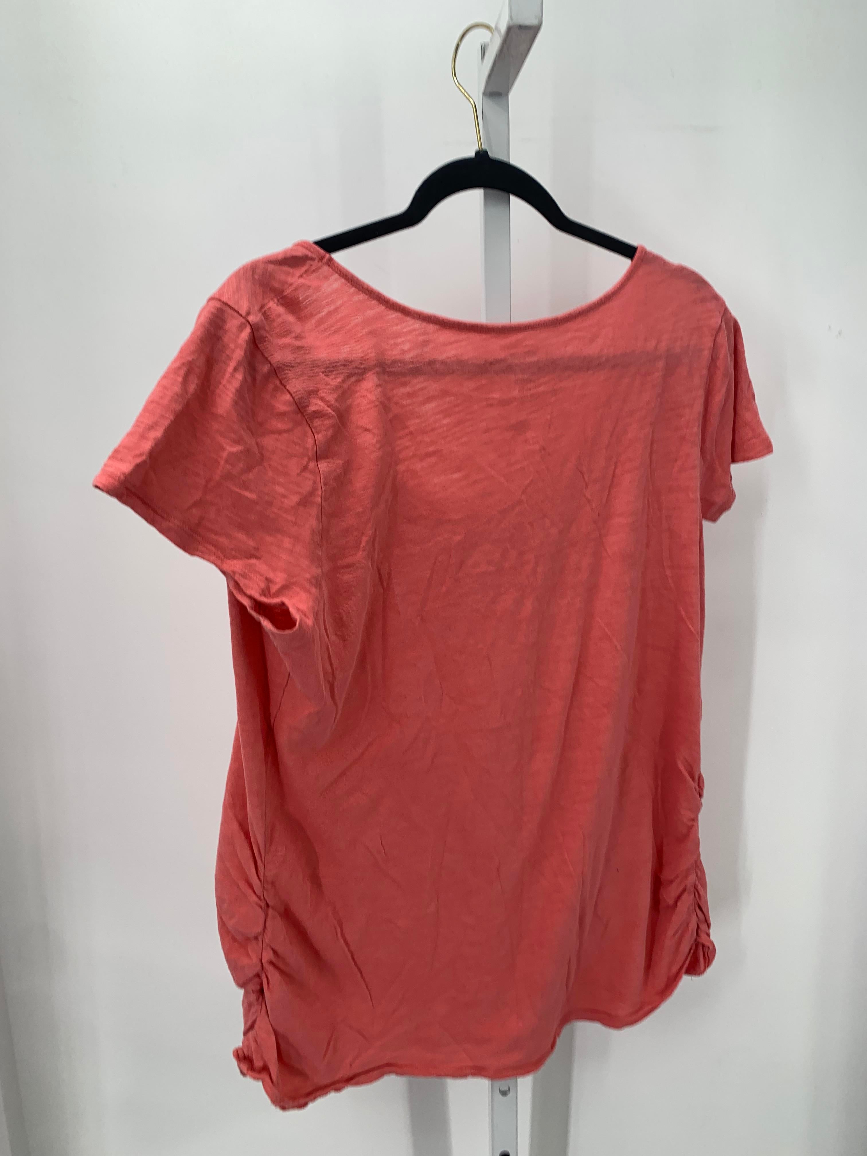 Old Navy Pink Size Extra Large Maternity Short Sleeve Shirt