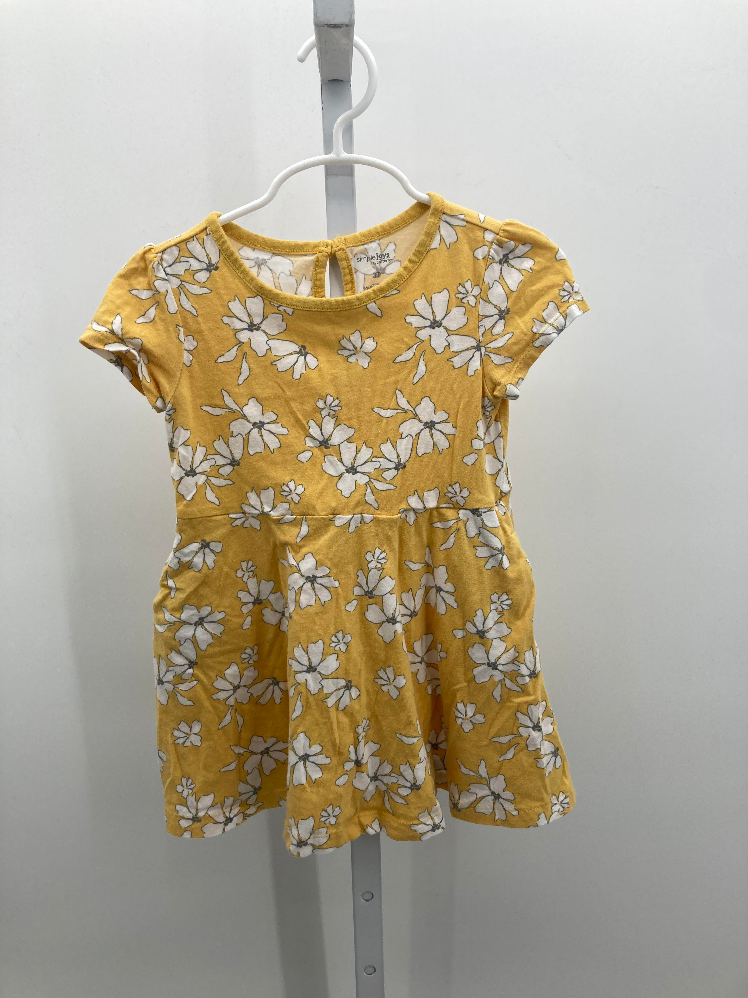 Simple Joys Size 3T Girls Short Sleeve Dress