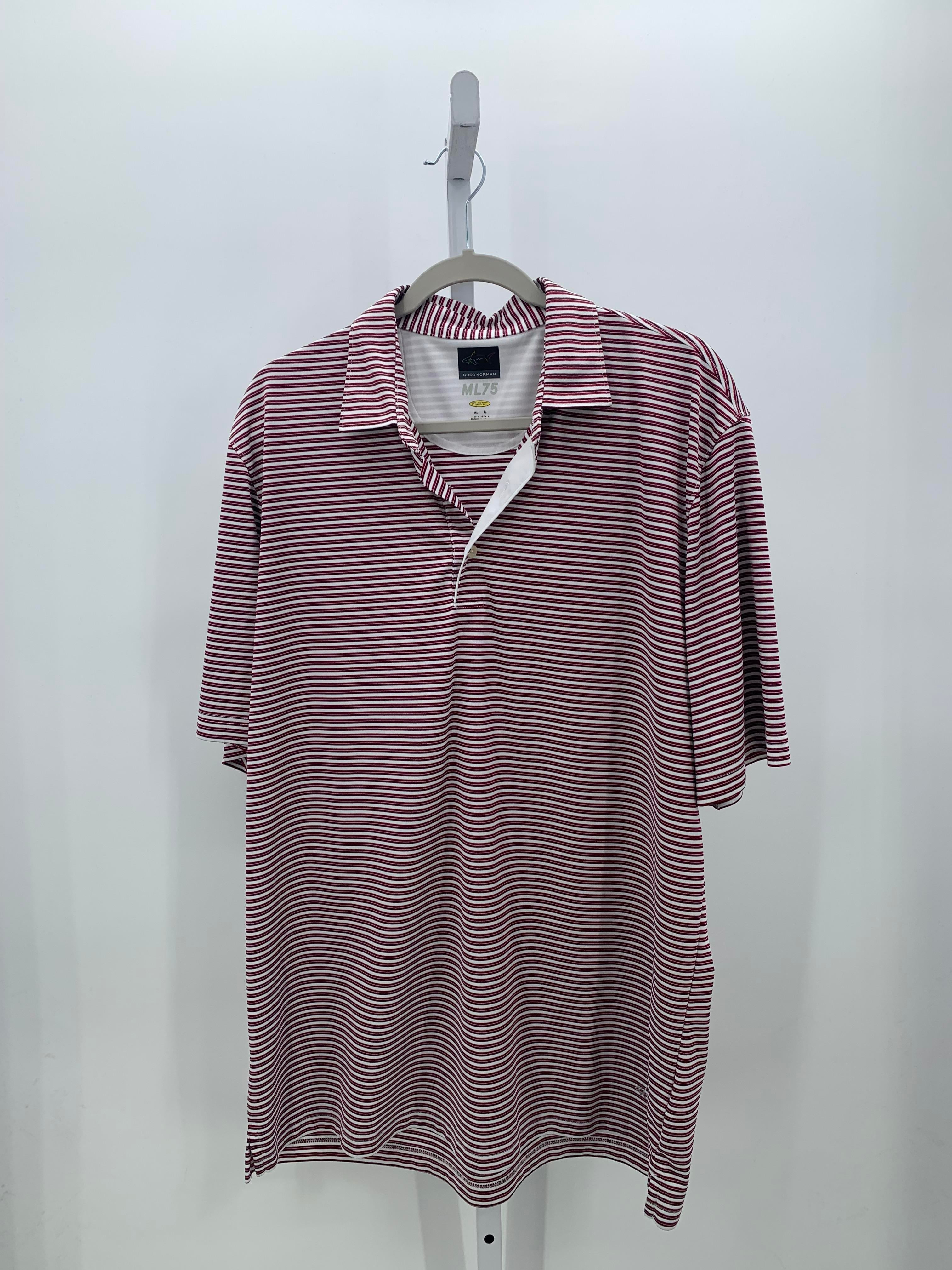 WHITE PURPLE STRIPES POLO