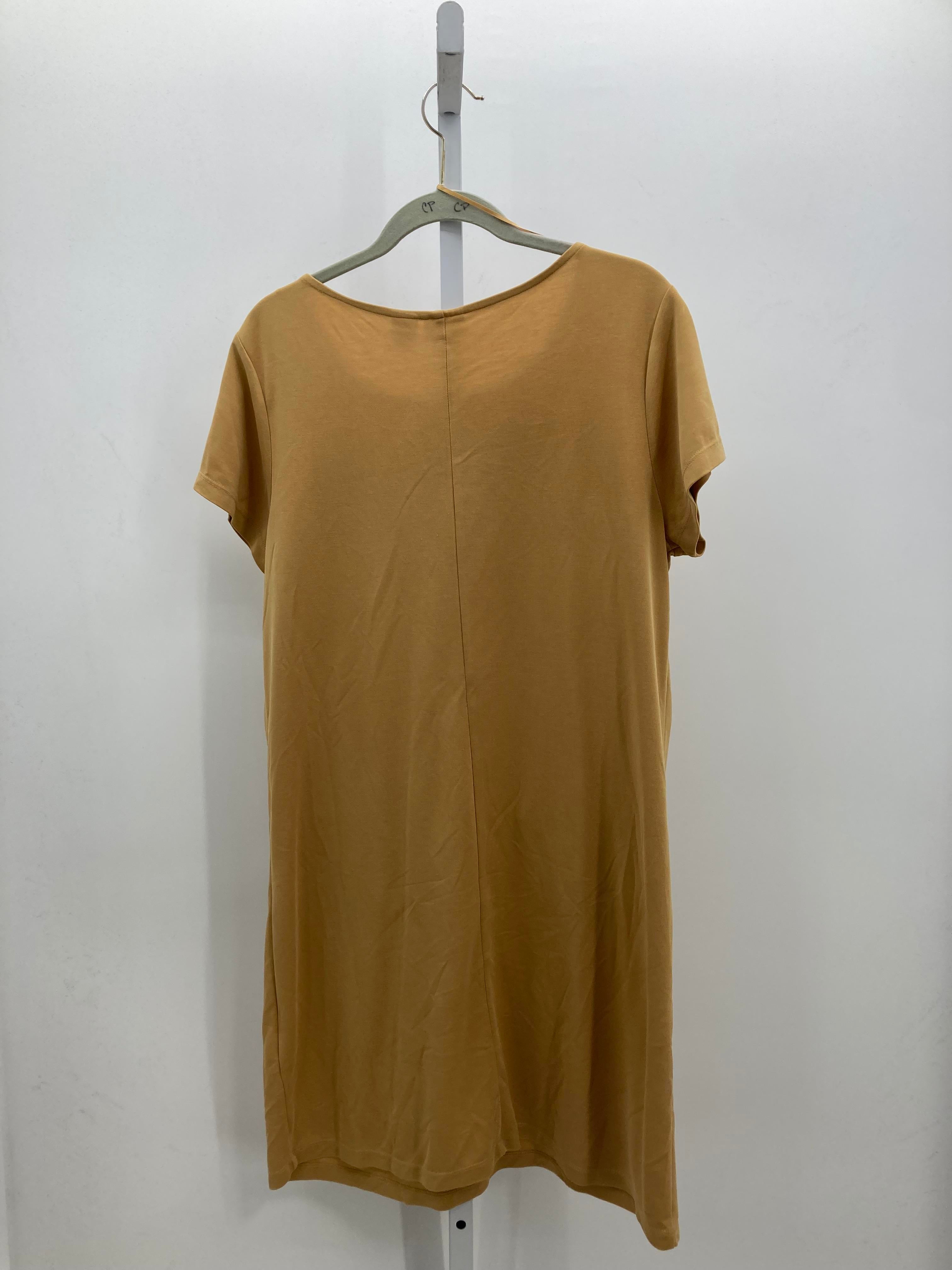 Sigrid Olsen Size Large Misses Short Sleeve Dress