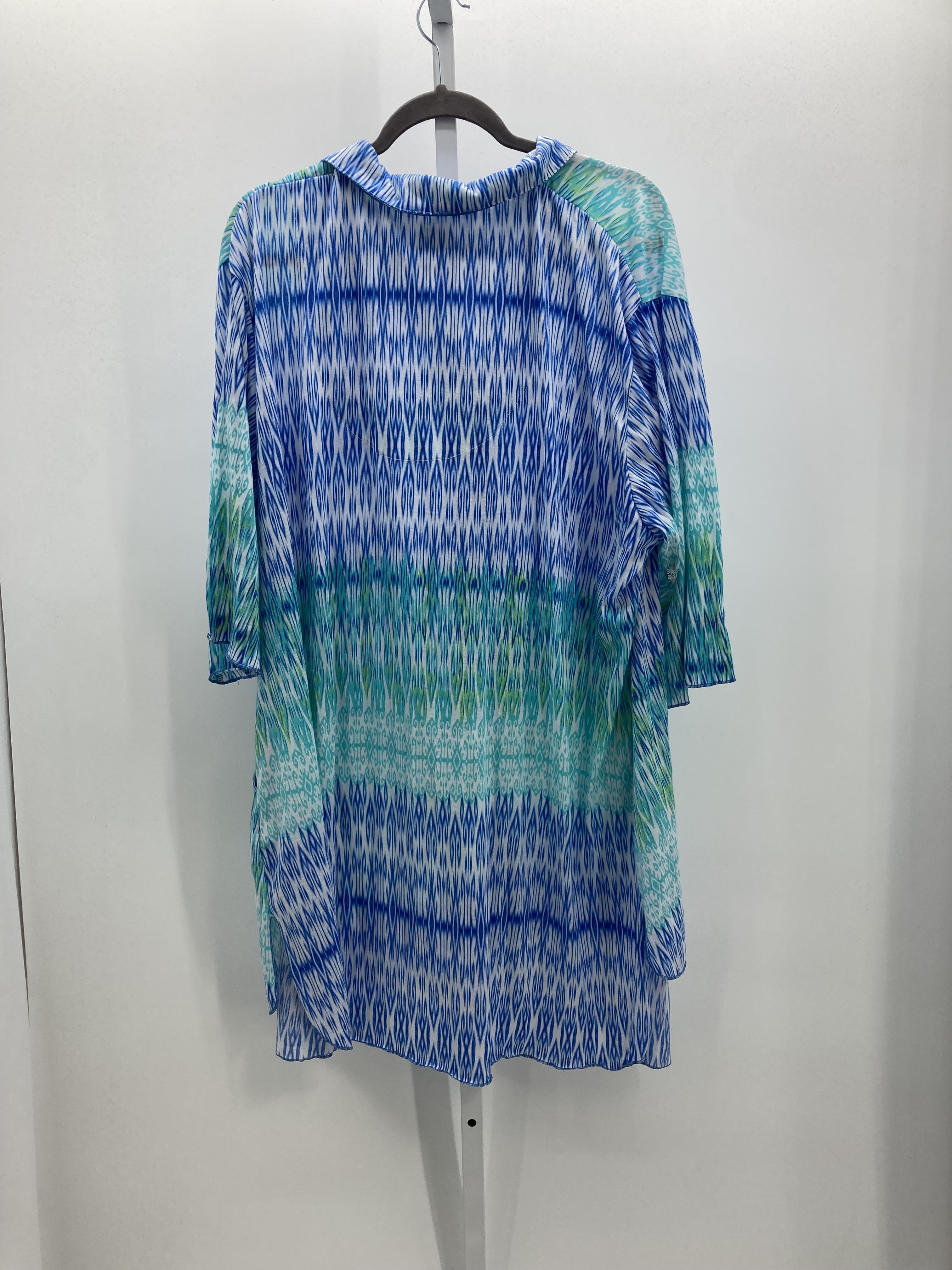 Anne Klein Size 2X Womens Short Sleeve Shirt