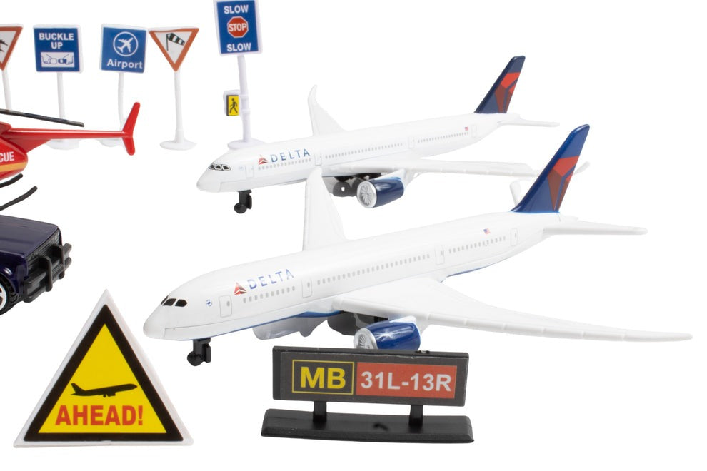 New - Delta Airlines Large Playset.