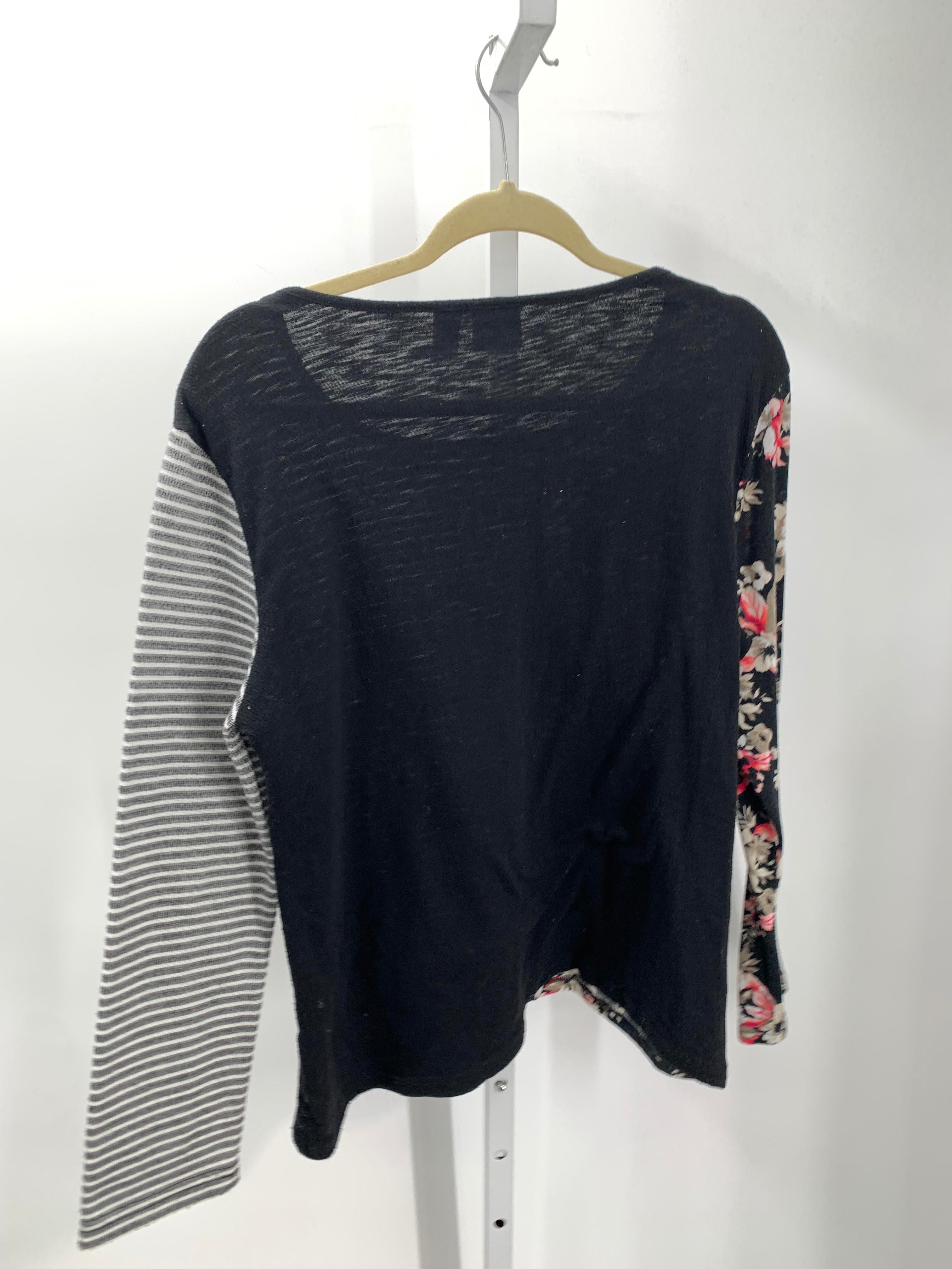 Chico's Size Small Misses Long Sleeve Shirt