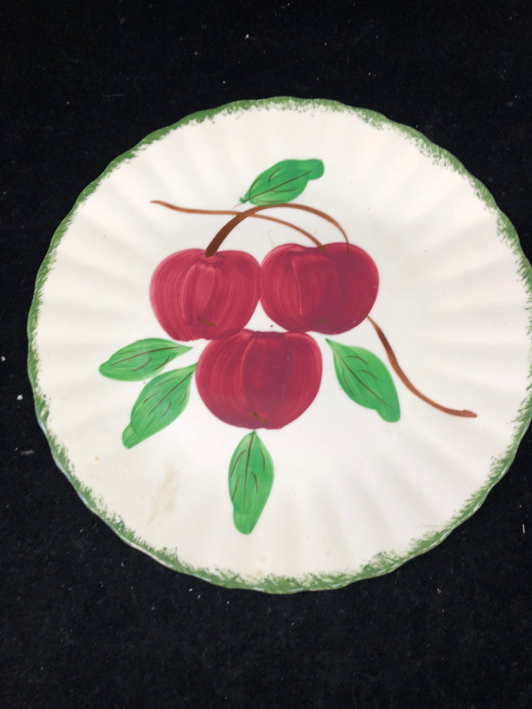 VTG CRAB APPLE PLATE.