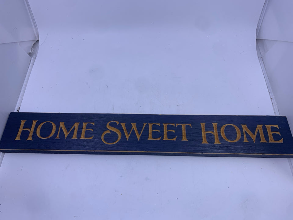 HOME SWEET HOME- WOOD CARVED SIGN.