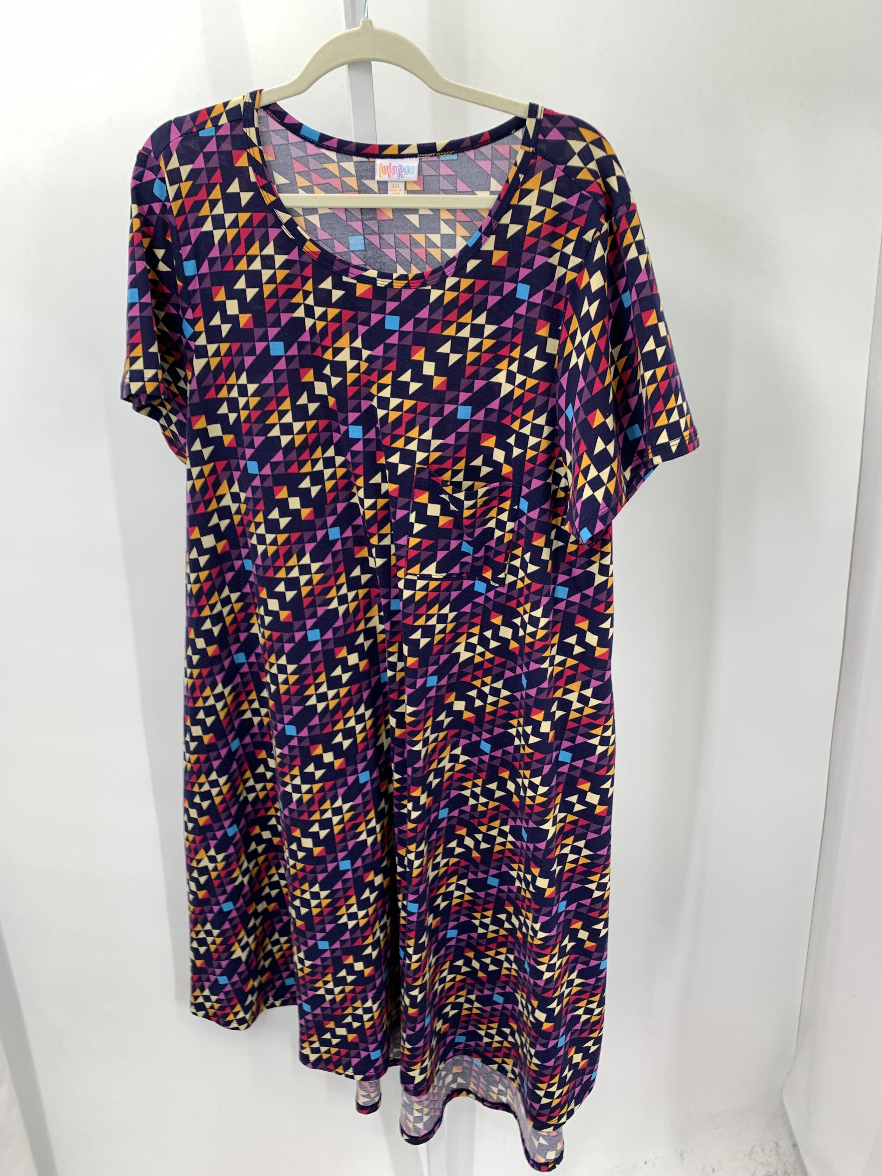 Lularoe Size 2X Womens Short Sleeve Dress