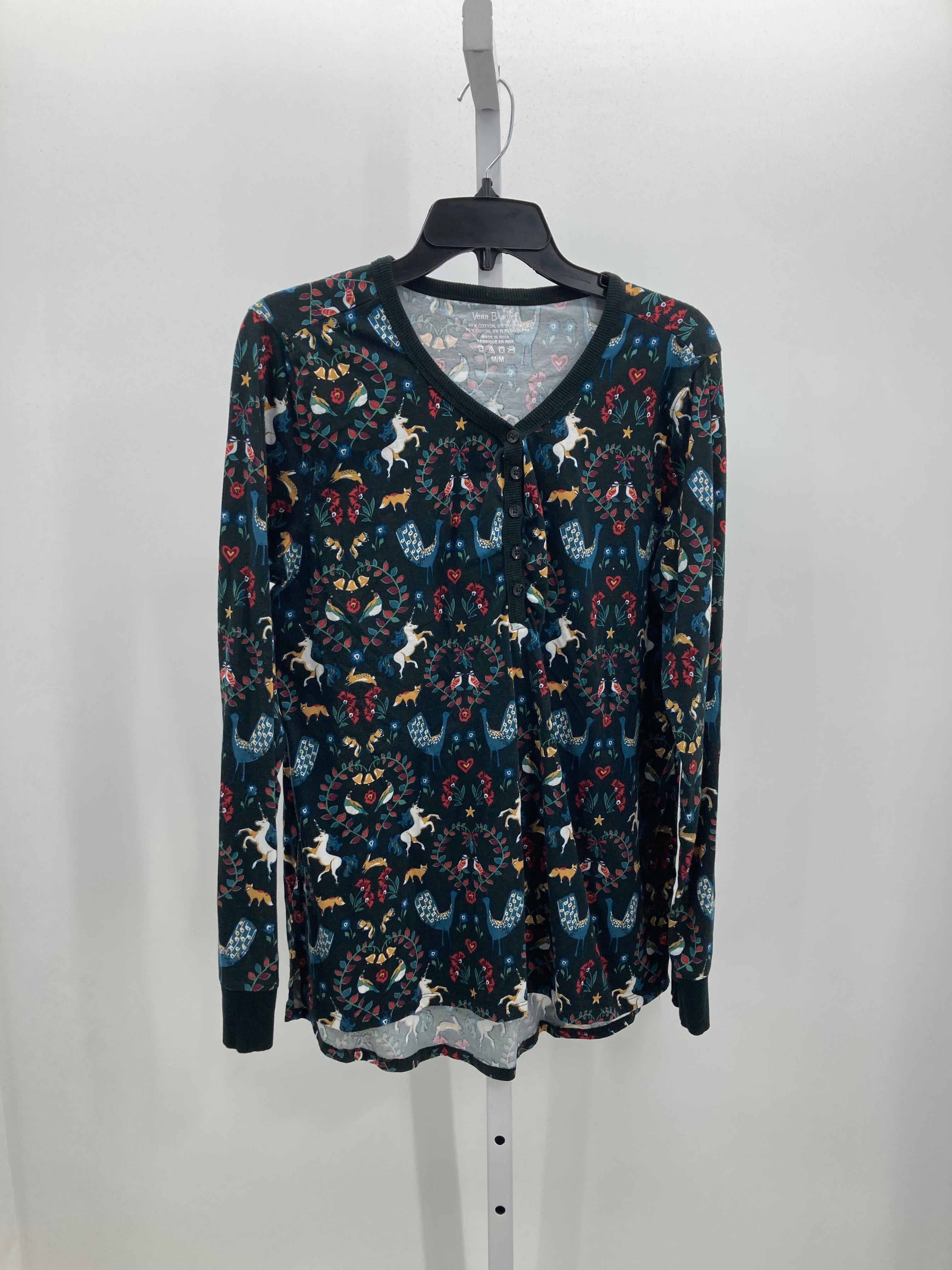 Vera Bradley Size Medium Misses Long Sleeve Shirt