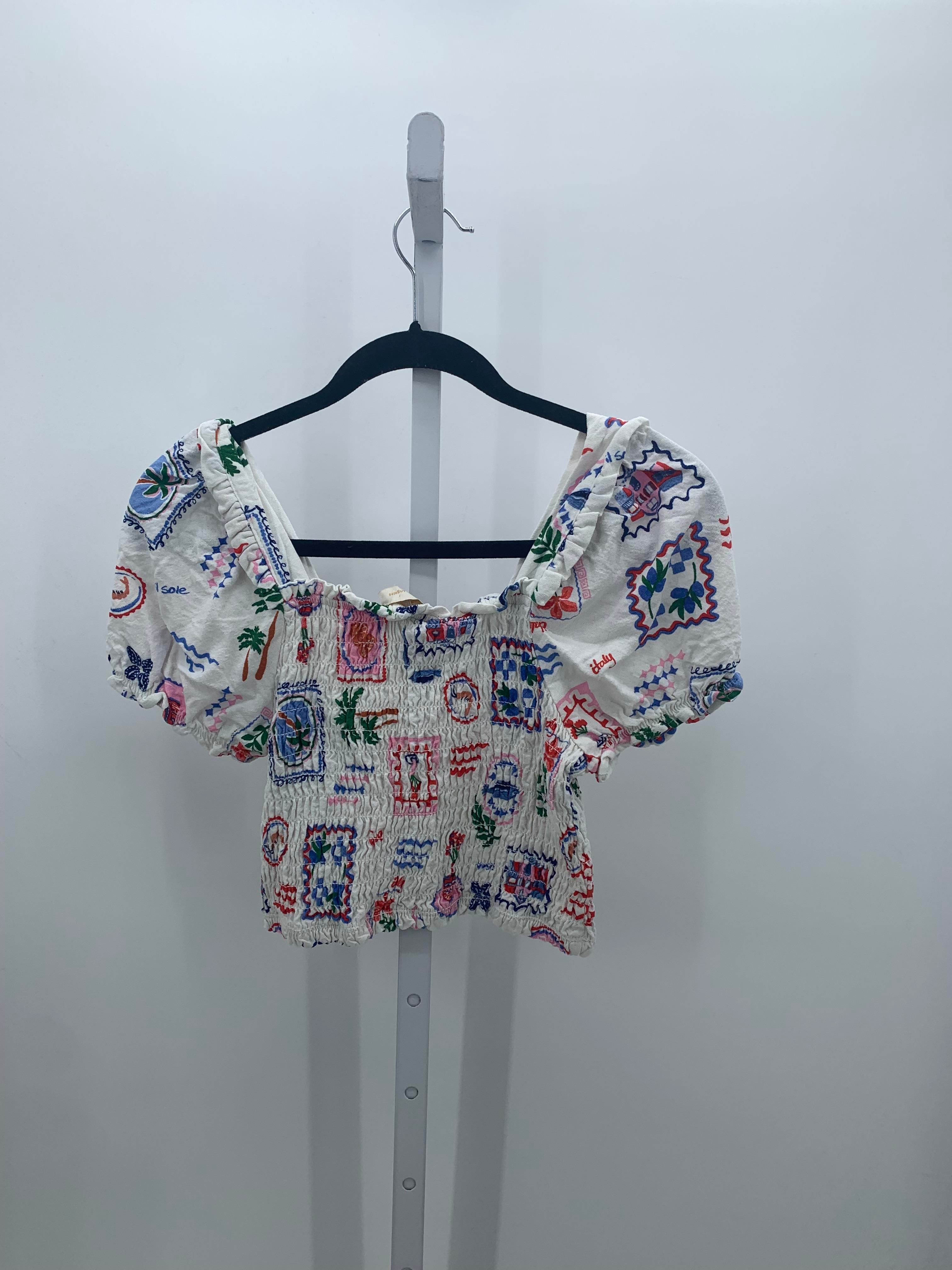 monteau Size Medium Juniors Short Sleeve Shirt