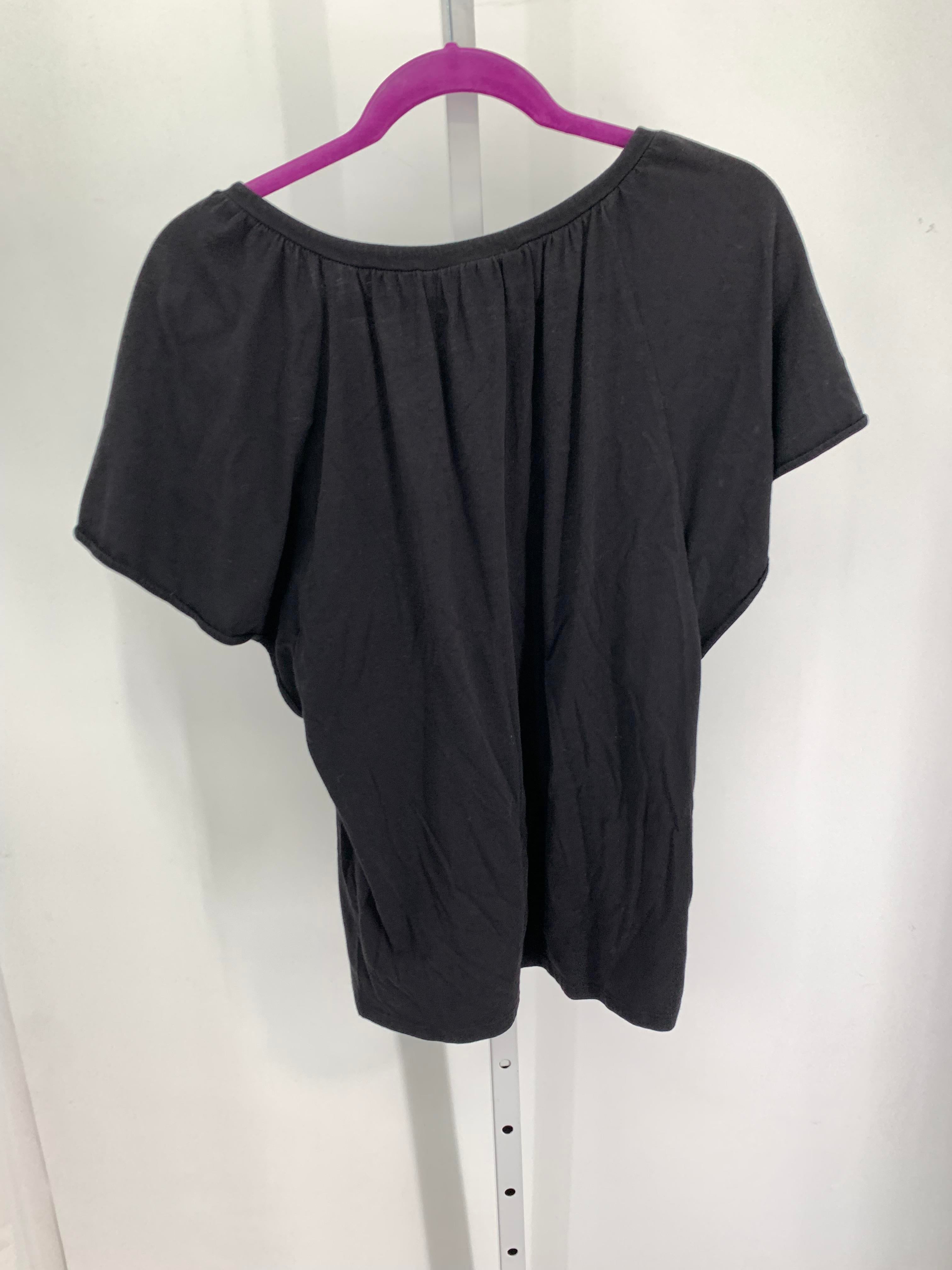 Style & Co. Size Large Misses Short Sleeve Shirt