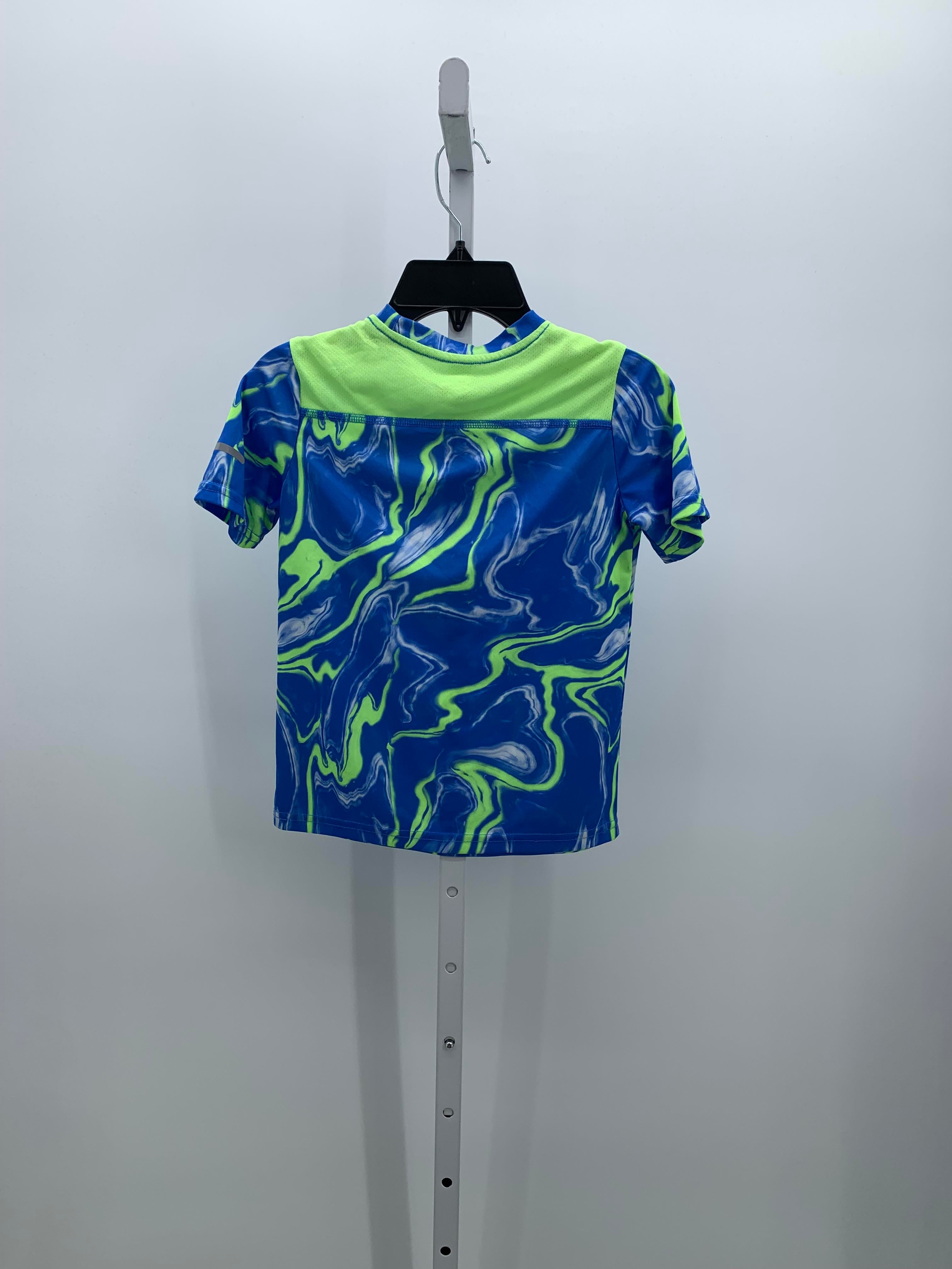 GREEN WHITE SWIRLS