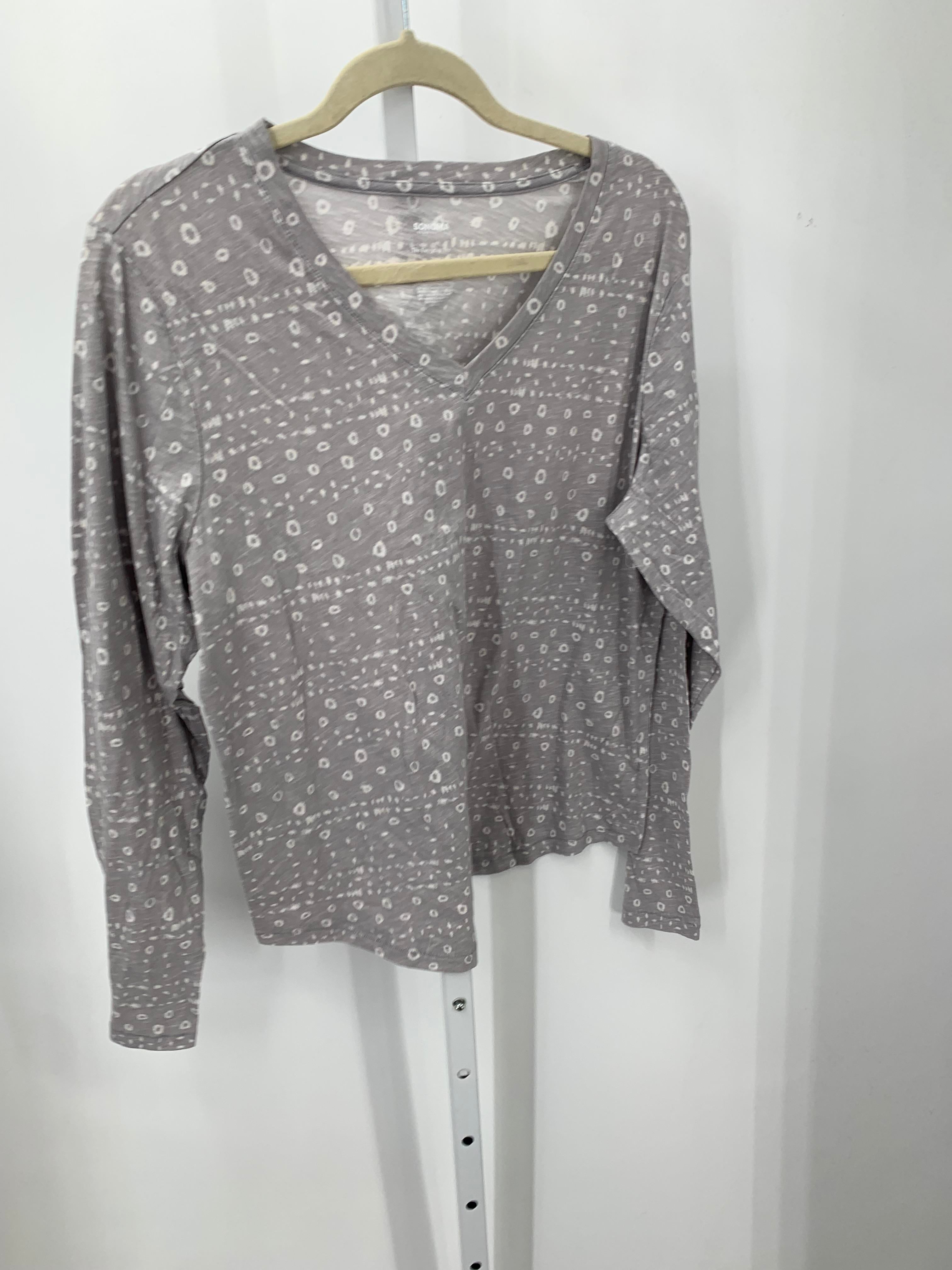 Sonoma Size Large Misses Long Sleeve Shirt