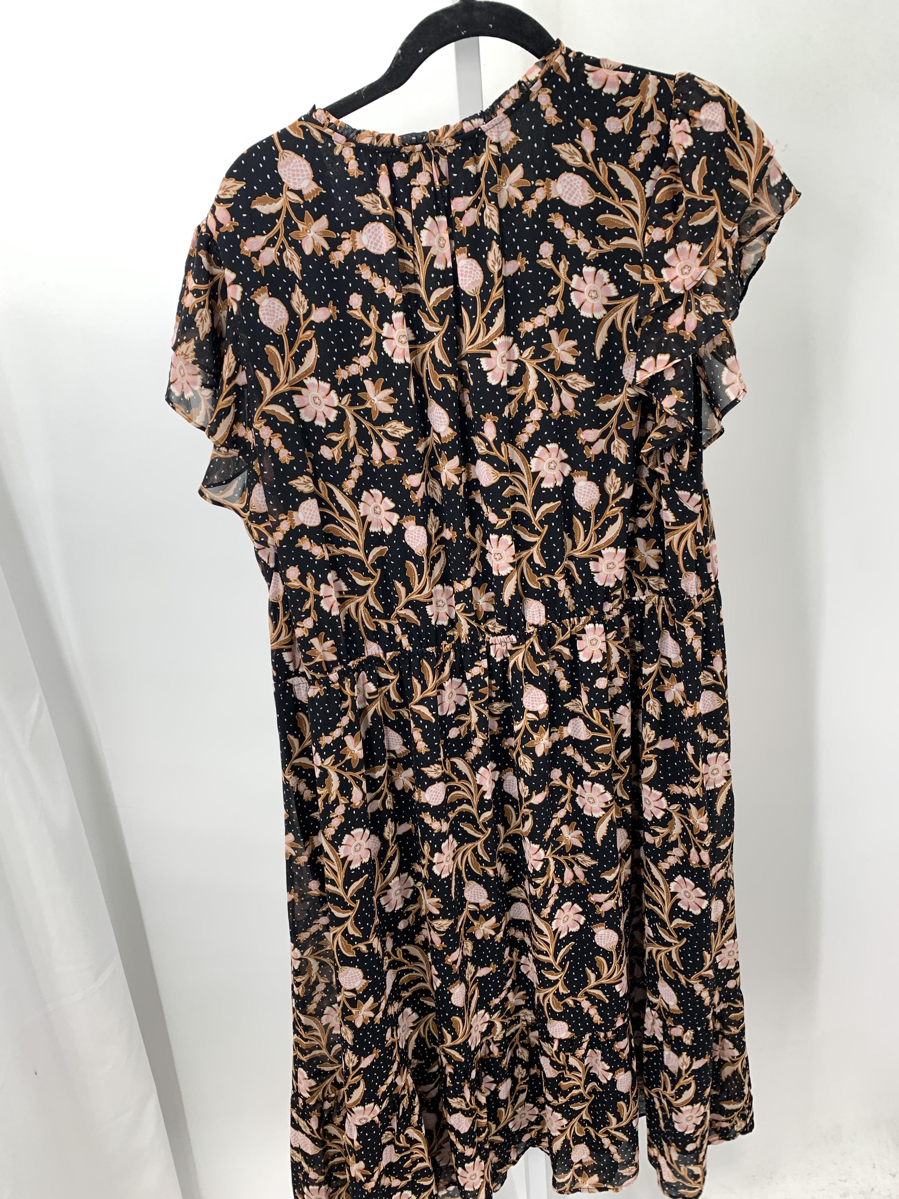Size 2X Womens Short Sleeve Dress