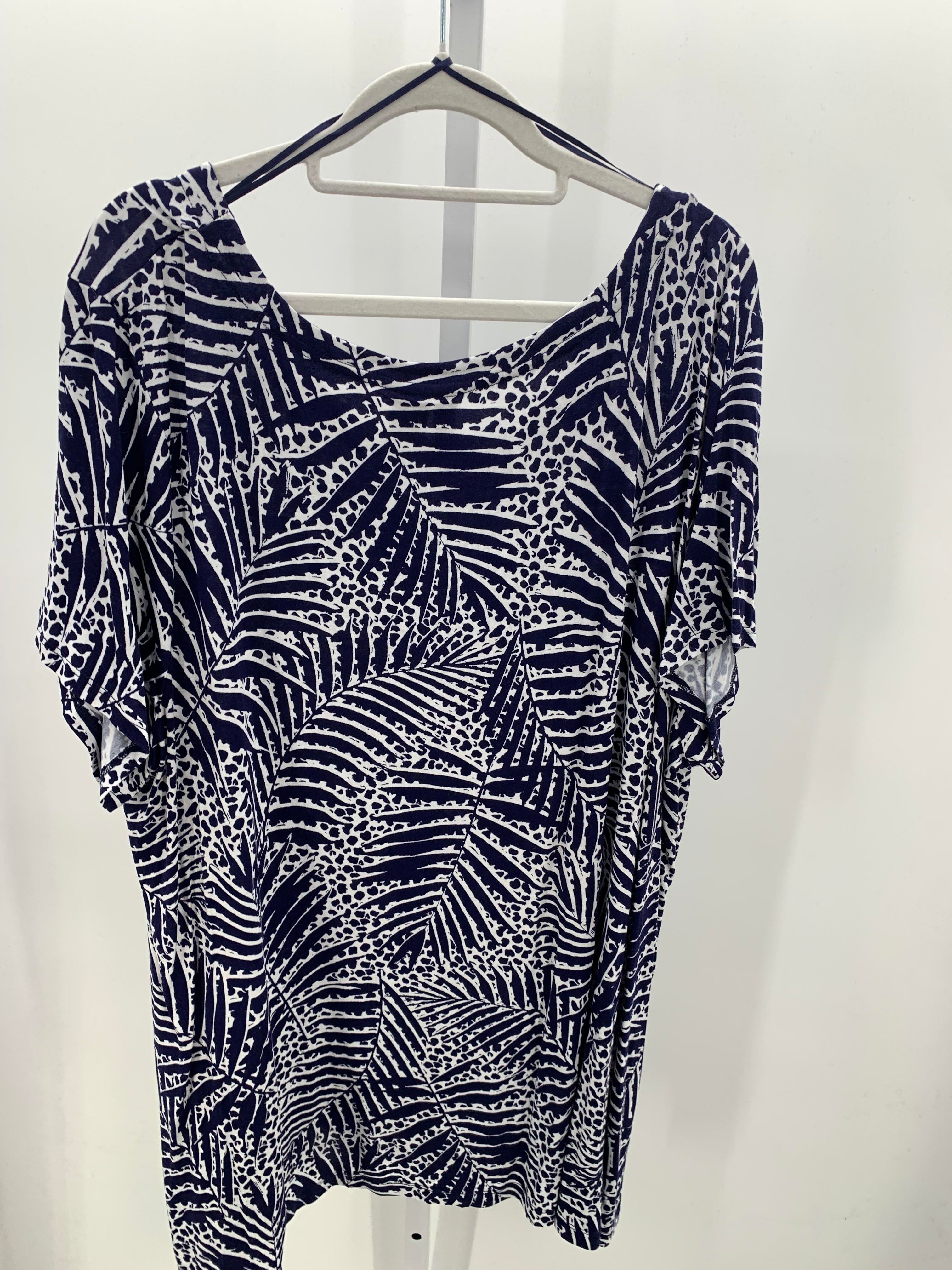 Cynthia Rowley Size 3X Womens Short Sleeve Shirt