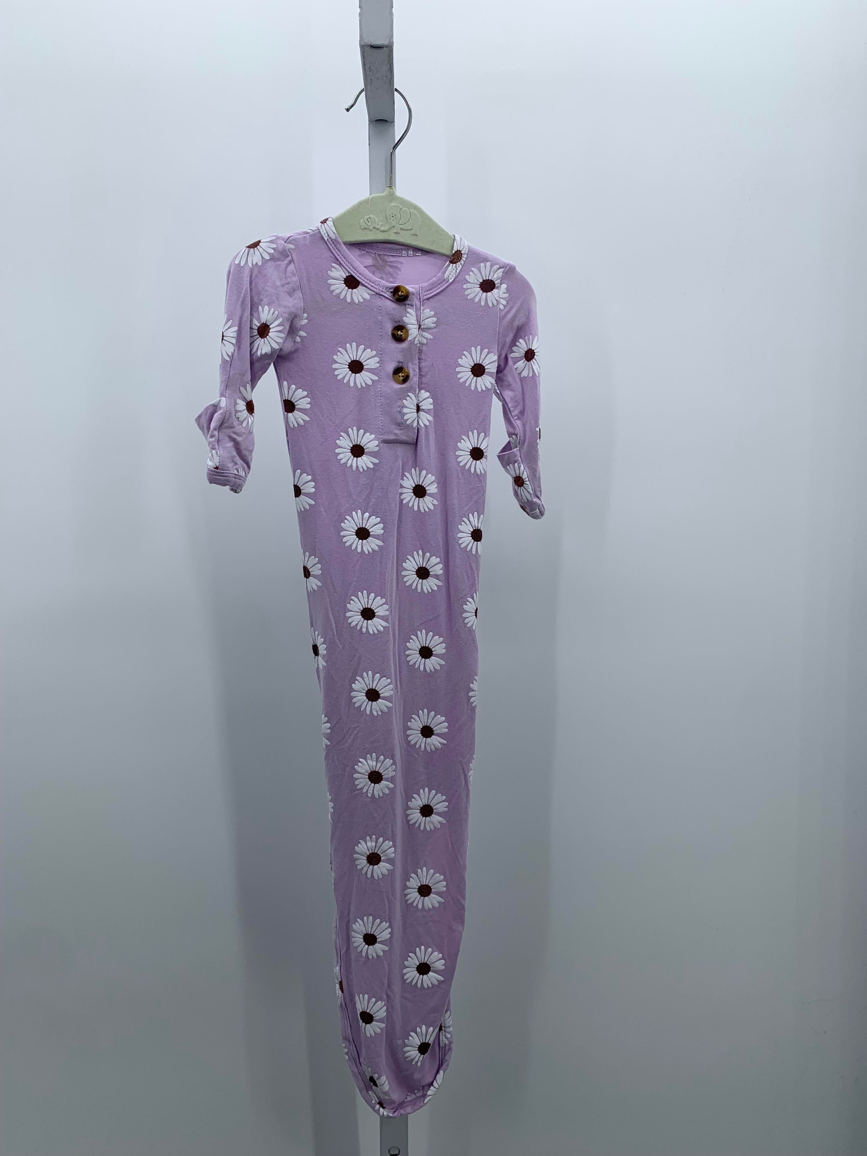 Size 0-3 months Girls Gown Sleeper