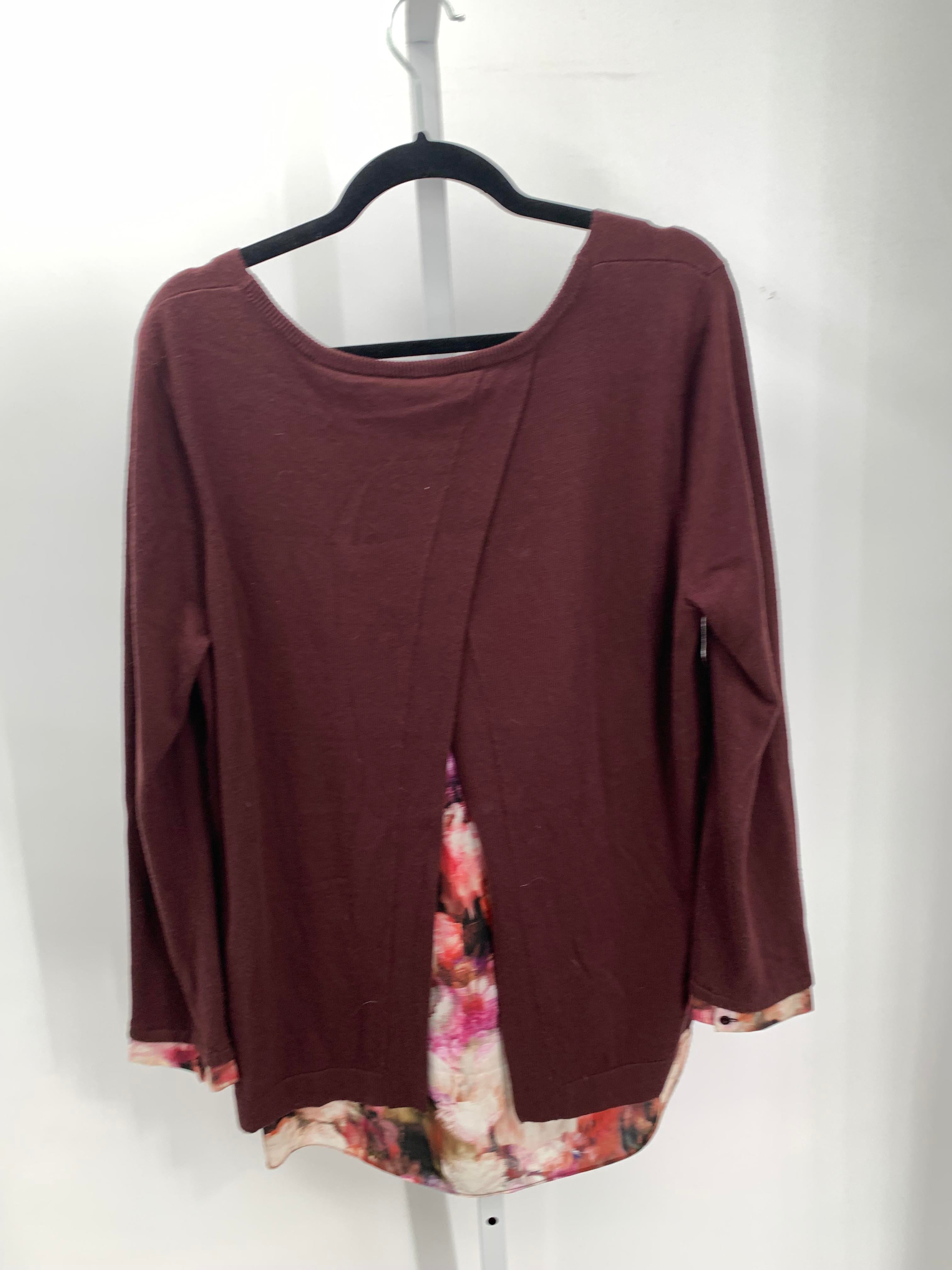 NYDJ Size Large Misses Long Slv Sweater