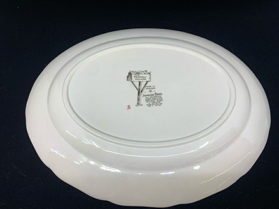 VTG OVAL SERVING PLATTER.