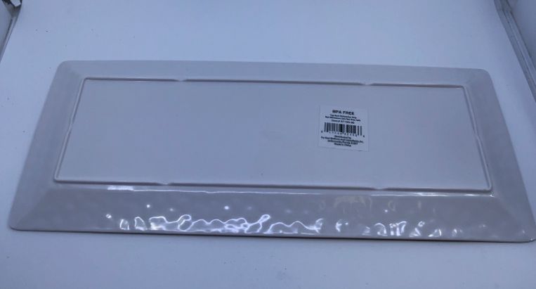 MELAMINE FRUITS AND VEGGIES SERVING TRAY.