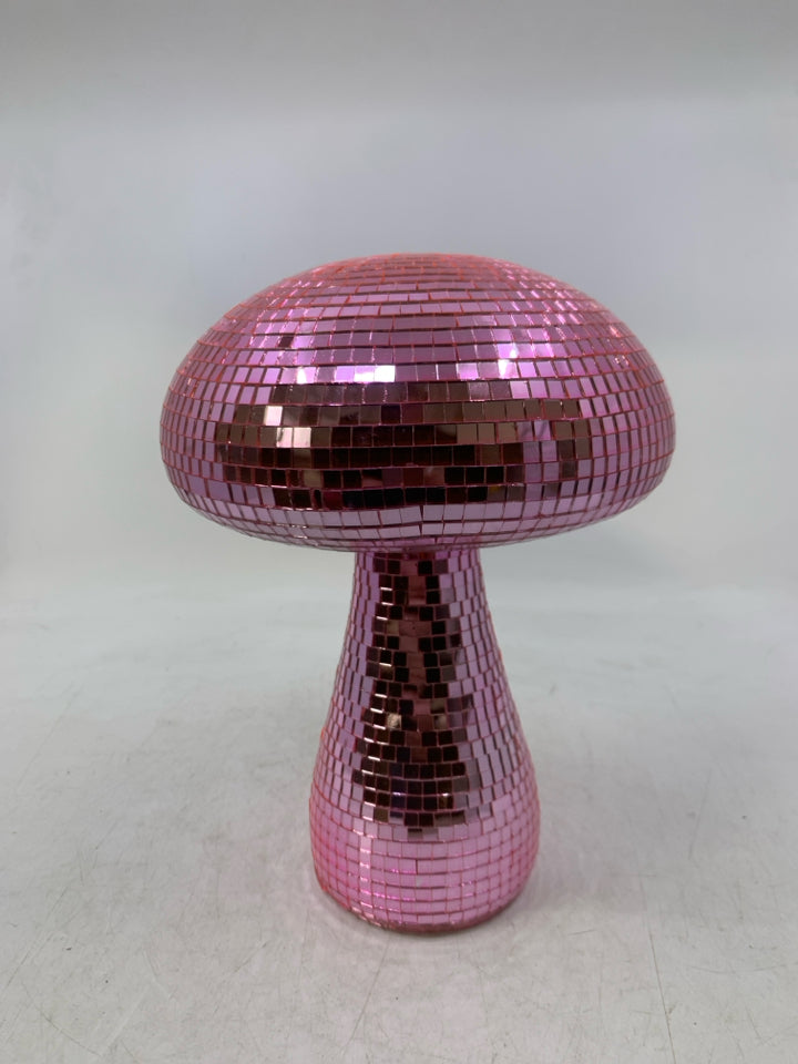 PINK MOSAIC STANDING MUSHROOM.