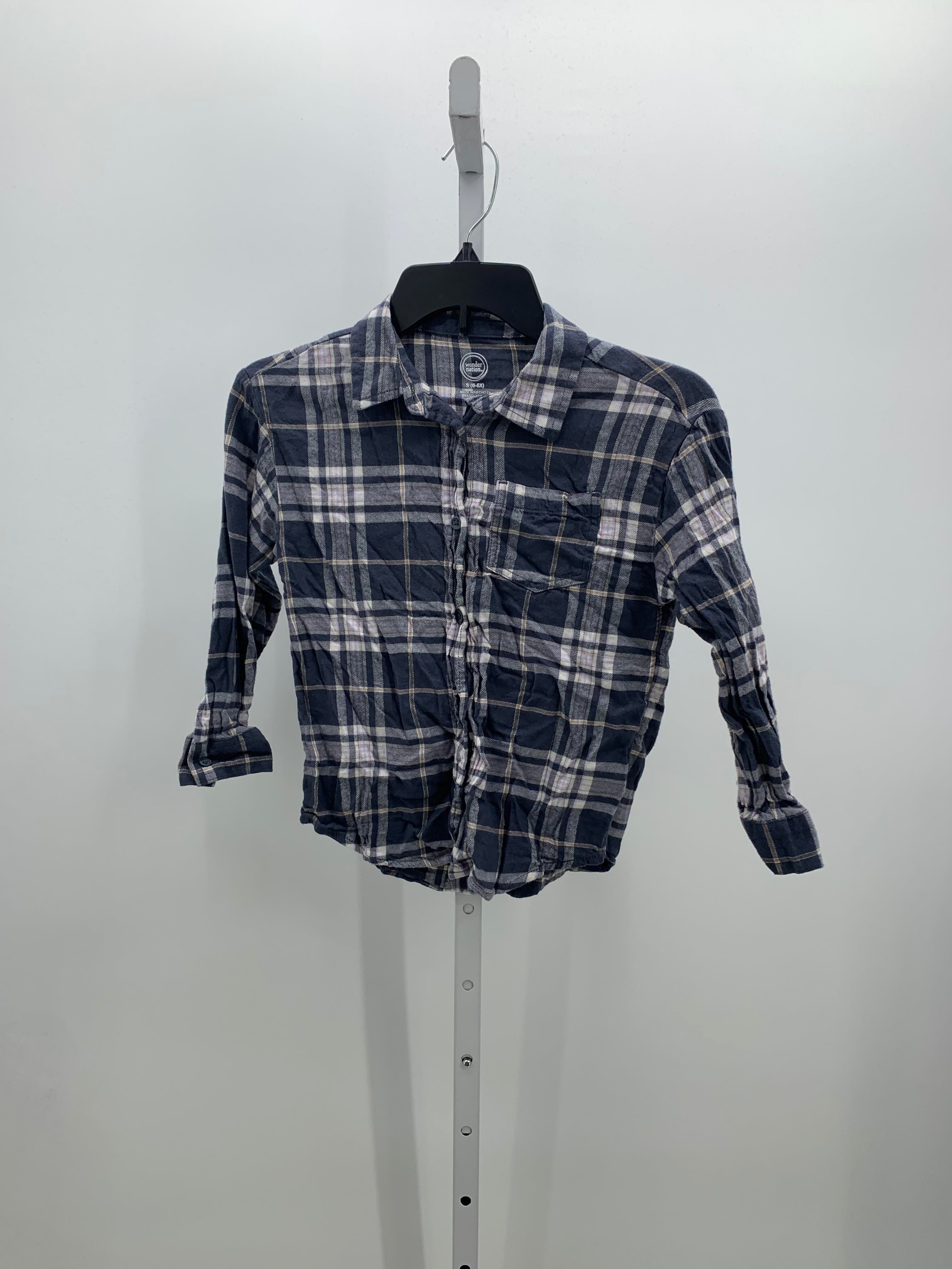 Wonder Nation Size 6/6X Girls Long Sleeve Shirt