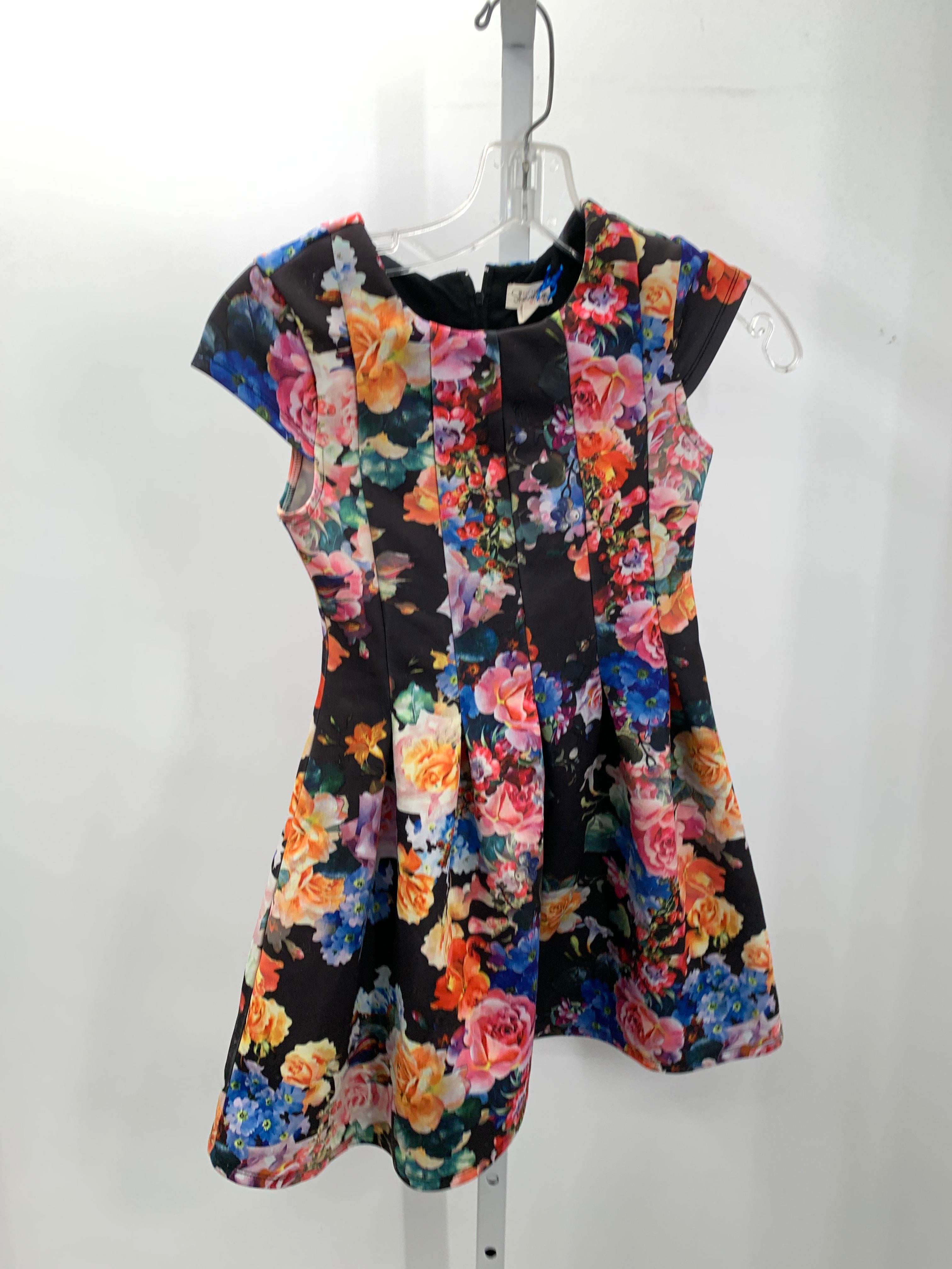 Size 6-7 Girls Short Sleeve Dress