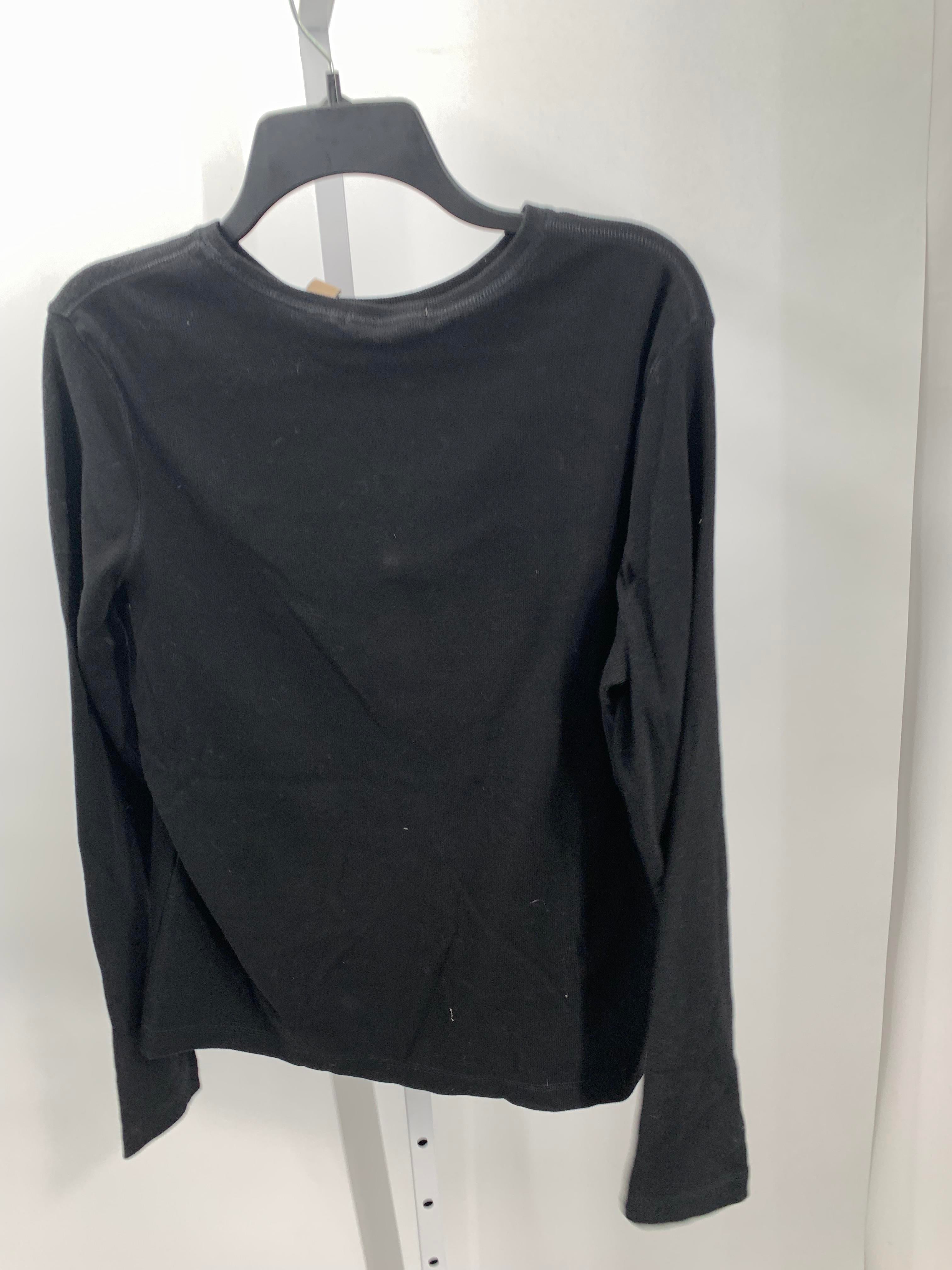 i.e. Size Extra Large Juniors Long Sleeve Shirt