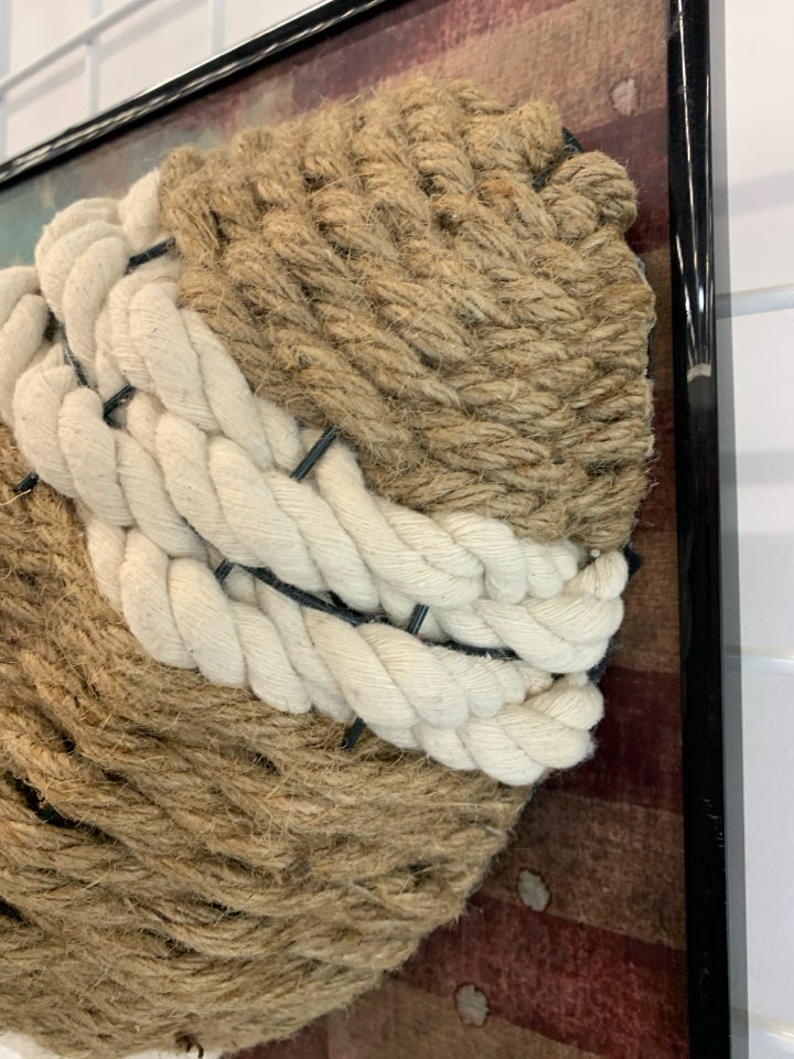 BRAIDED FOOTBALL WALL-ART.