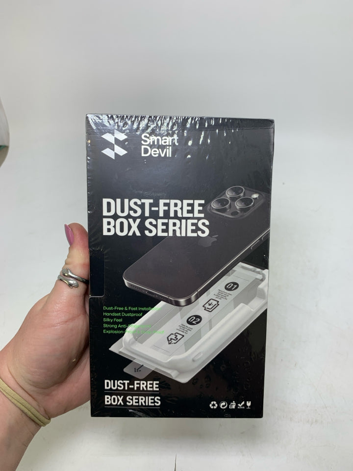 NIB SMART DEVIL DUST-FREE BOX SERIES SCREEN PROTECTOR.