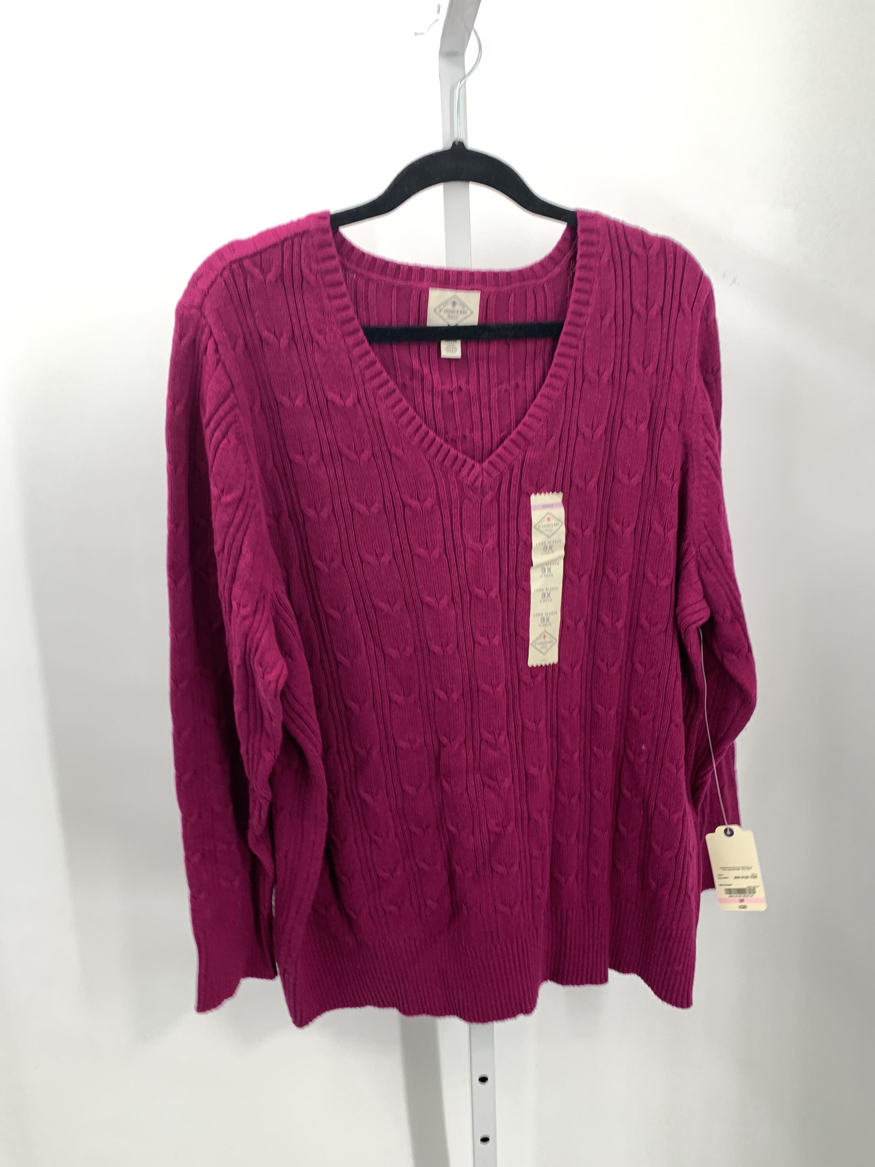 St. Johns Bay Size 3X Womens Long Slv Sweater