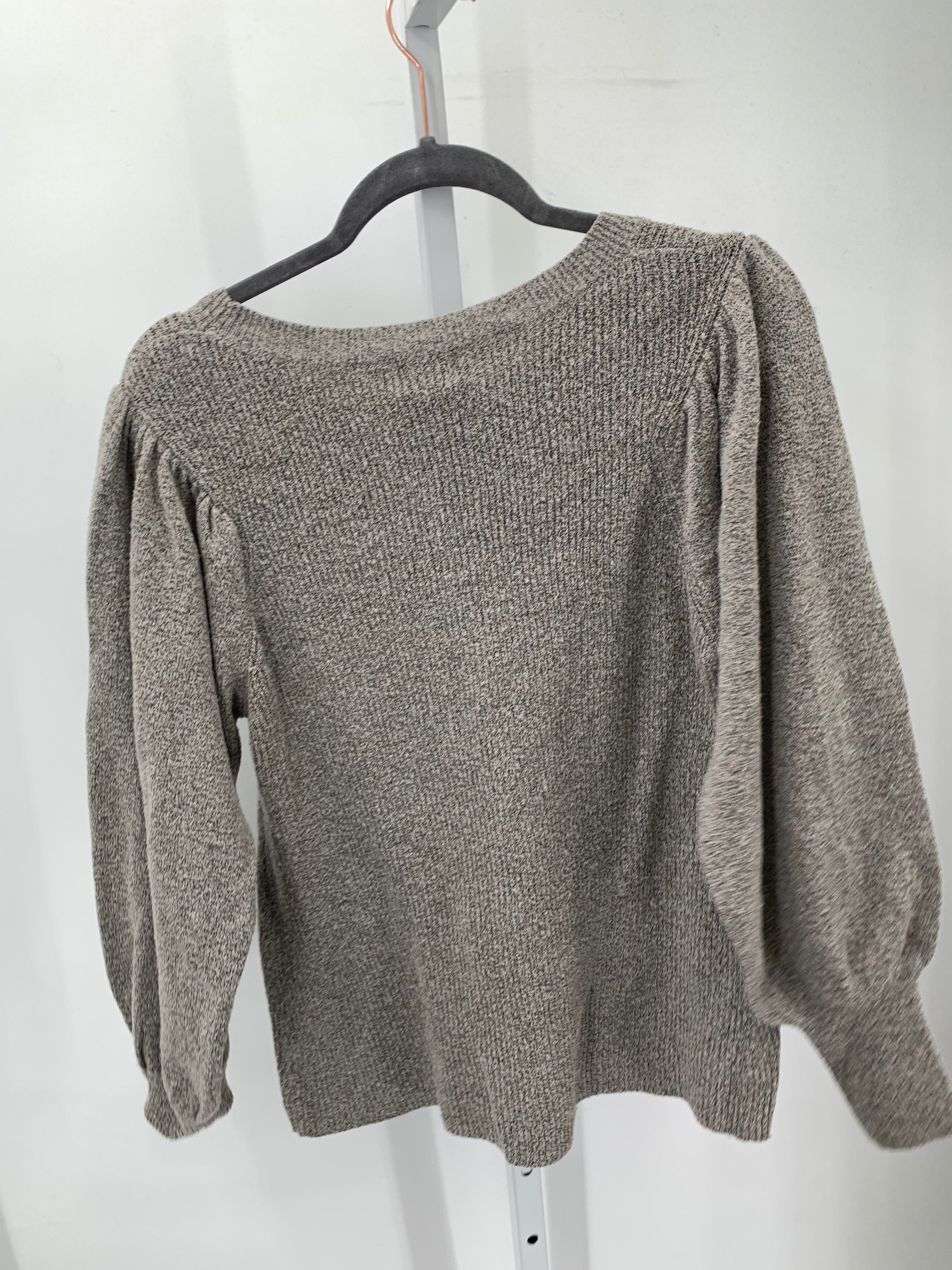 Isabel Grey Size Medium Maternity Long Sleeve Sweater