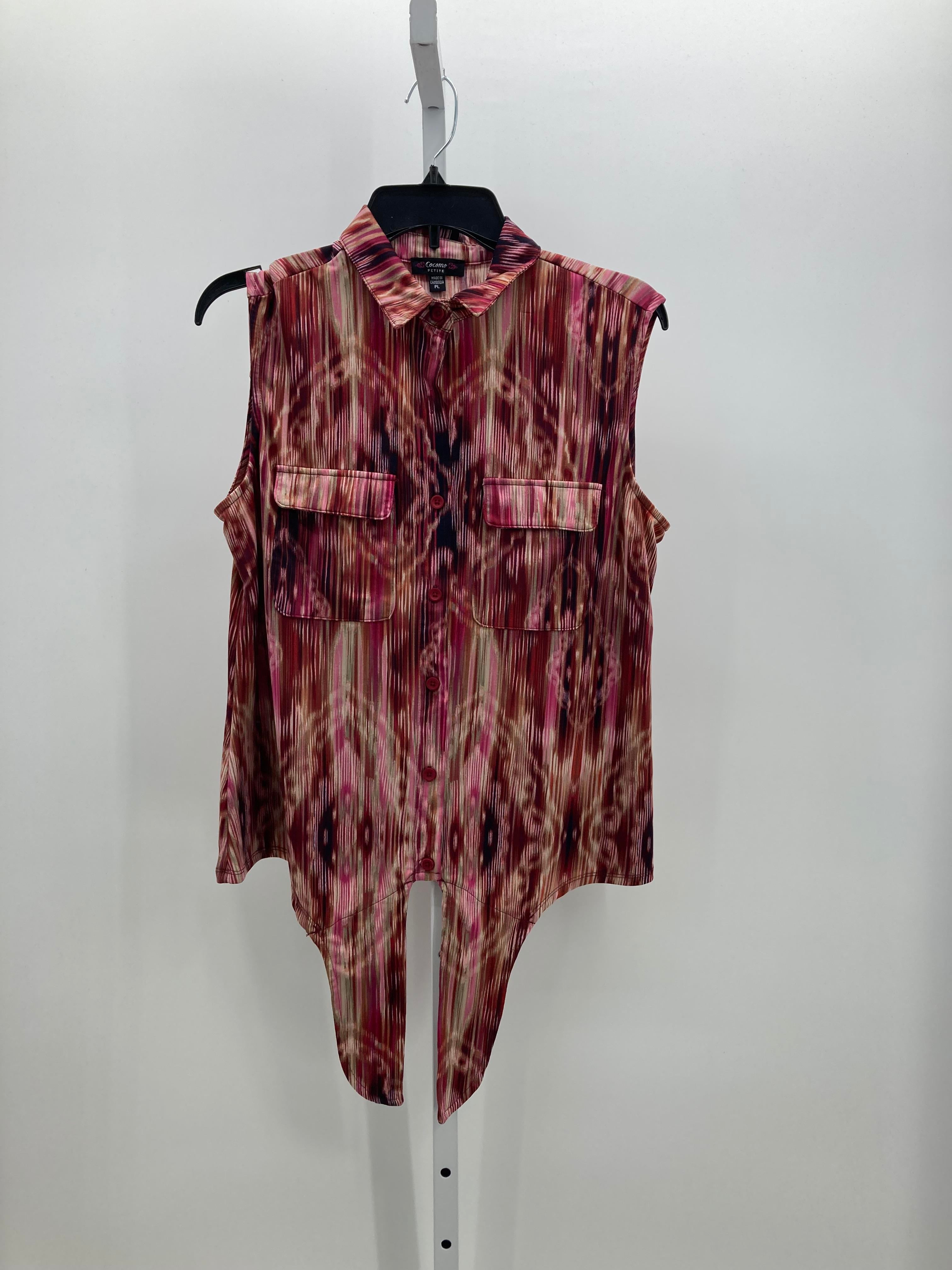 Size Large Petite Petite Sleeveless Shirt
