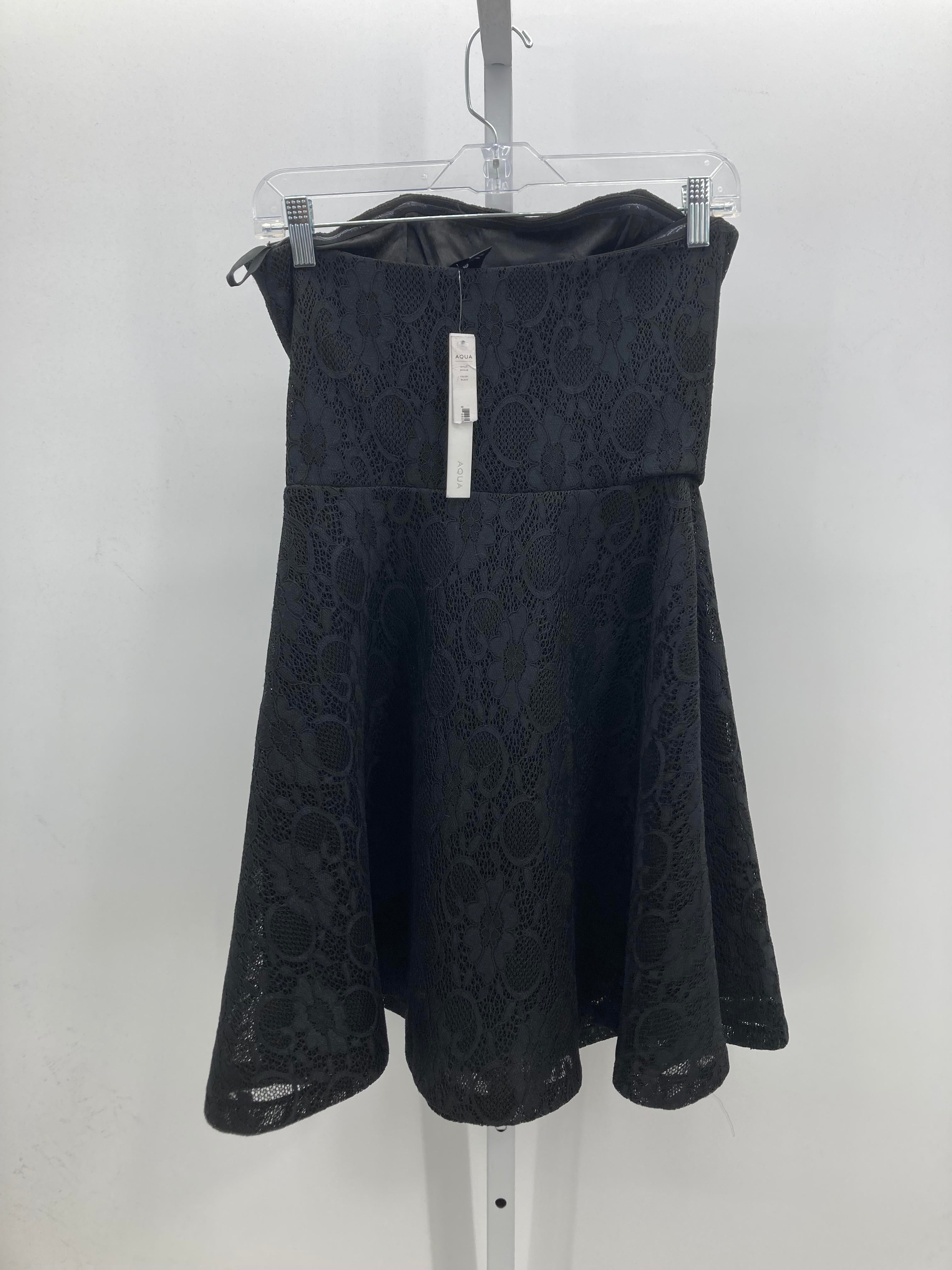 Aqua Size Medium Misses Sleeveless Dress