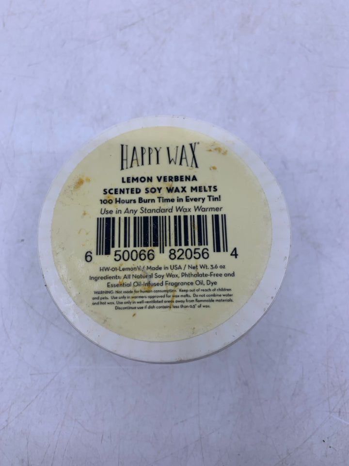 NIP LEMON VERBENA SCENTED WAX MELTS HAPPY WAX.