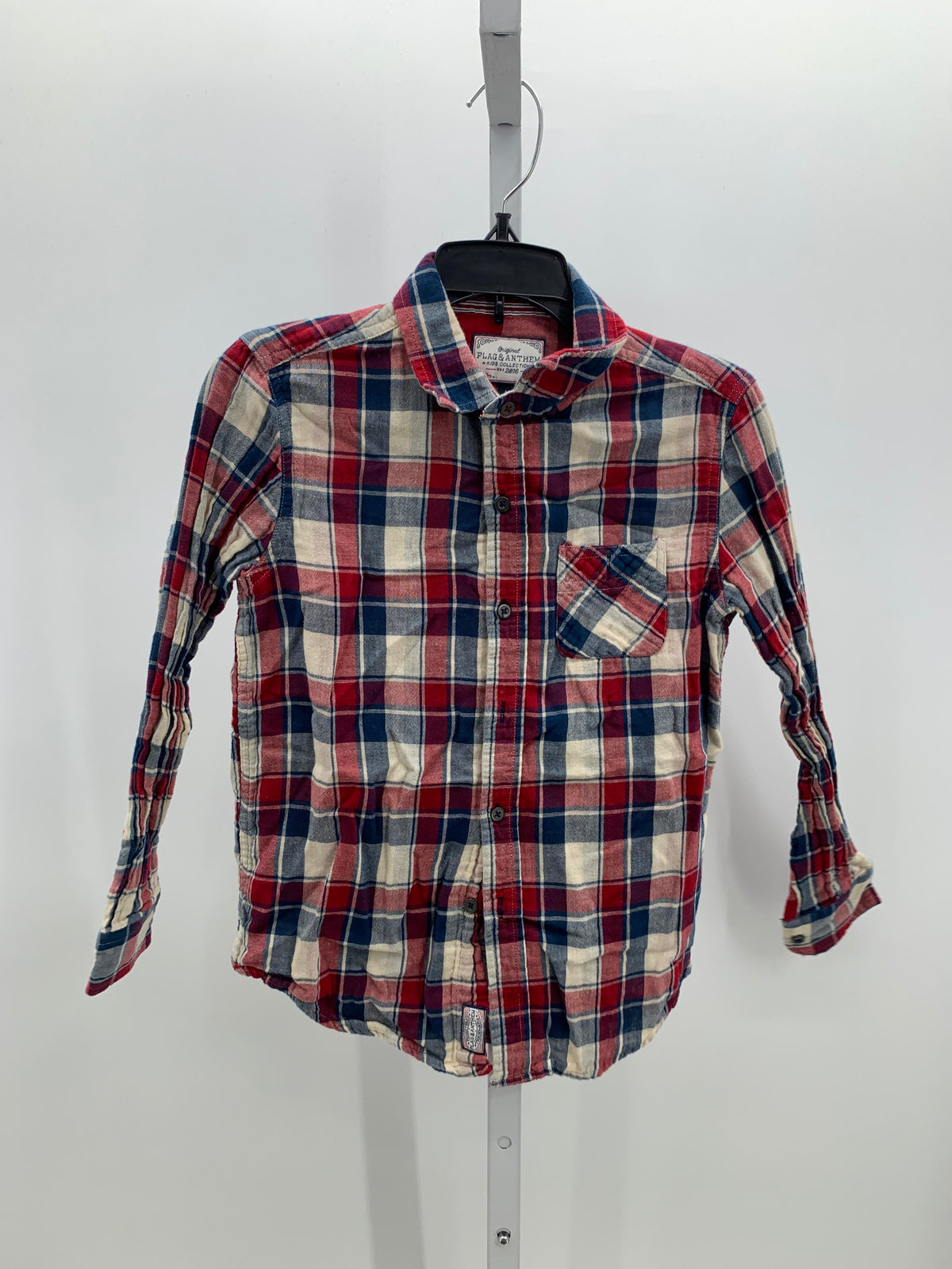 BLUE PLAID.